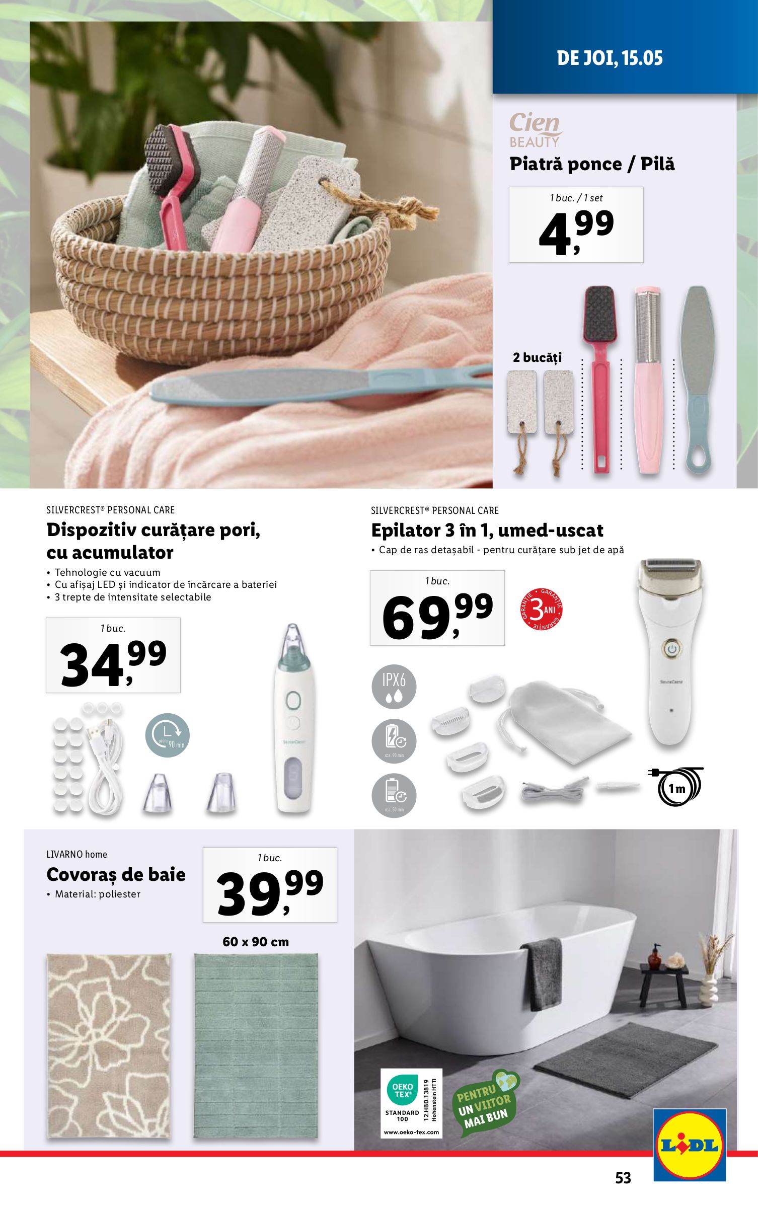 lidl - Catalog Lidl valabil din 12.05. - 18.05. - page: 53 lidl - Catalog Lidl valabil din 12.05. - 18.05. - page: 53
