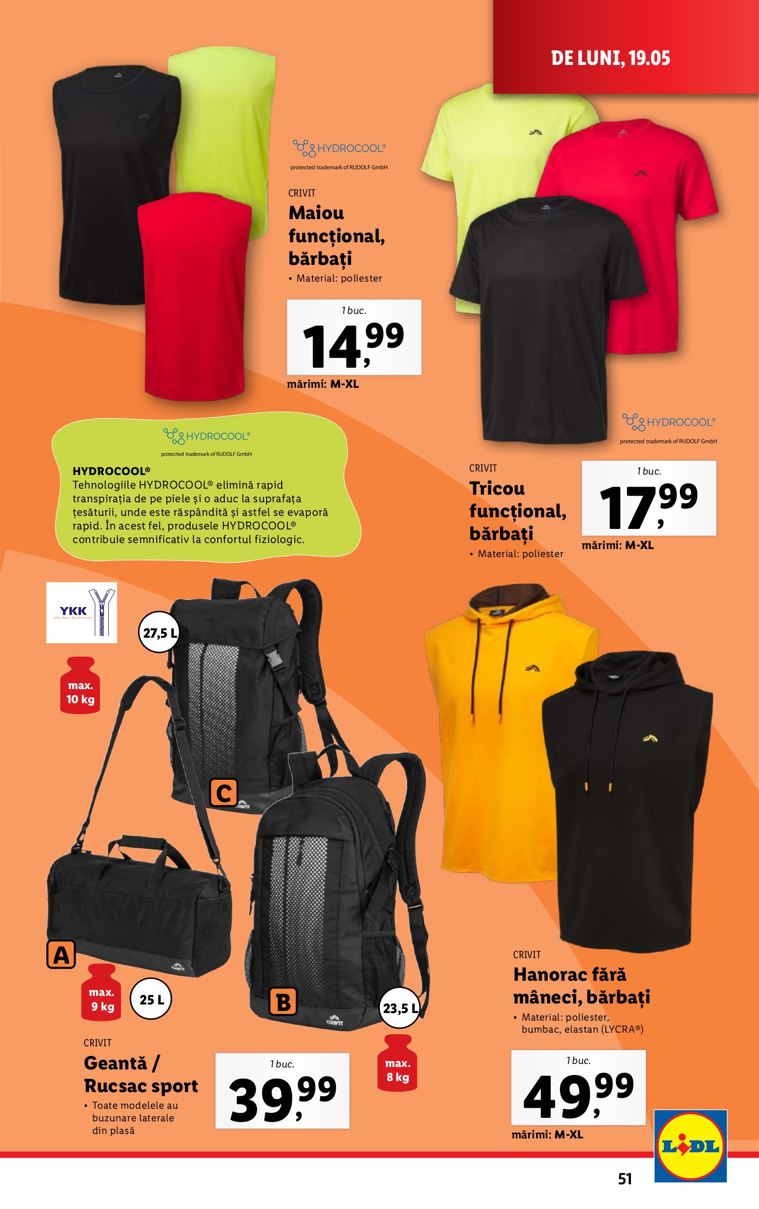 lidl - Catalog Lidl valabil din 19.05. - 25.05. - page: 51 lidl - Catalog Lidl valabil din 19.05. - 25.05. - page: 51
