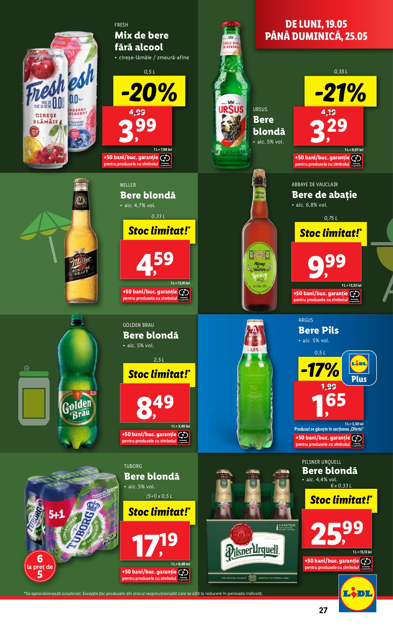 lidl - Catalog Lidl valabil din 19.05. - 25.05. - page: 27 lidl - Catalog Lidl valabil din 19.05. - 25.05. - page: 27