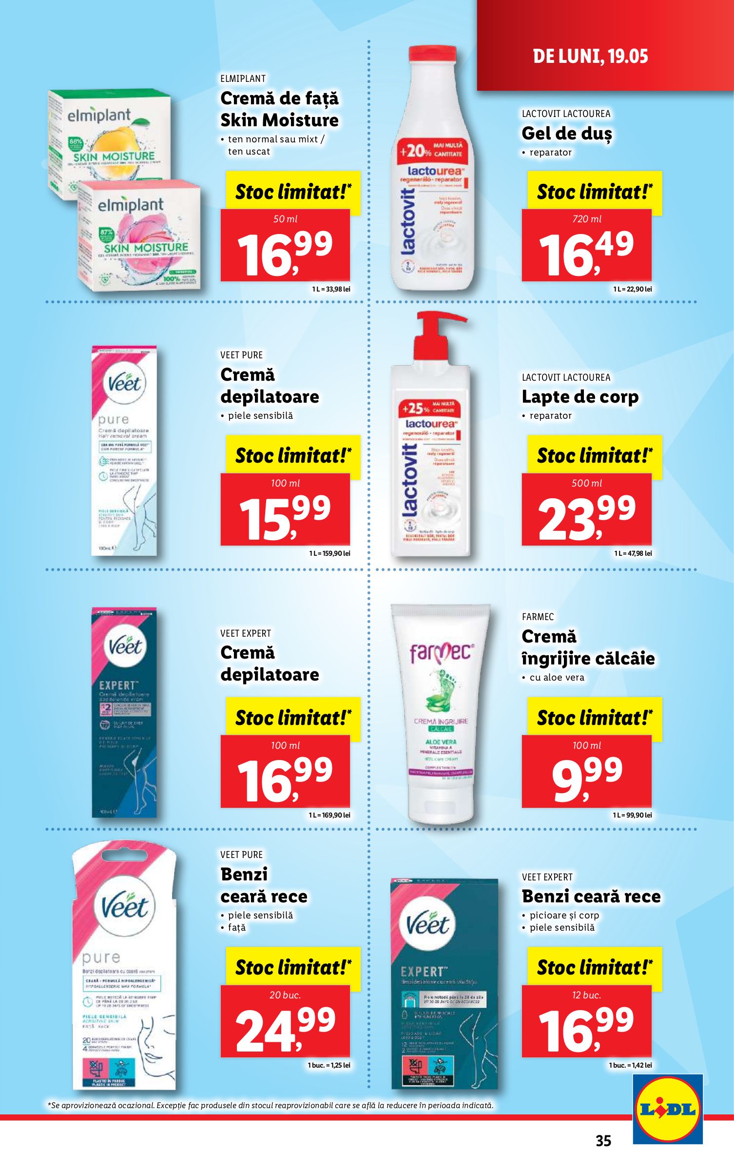 lidl - Catalog Lidl valabil din 19.05. - 25.05. - page: 35 lidl - Catalog Lidl valabil din 19.05. - 25.05. - page: 35