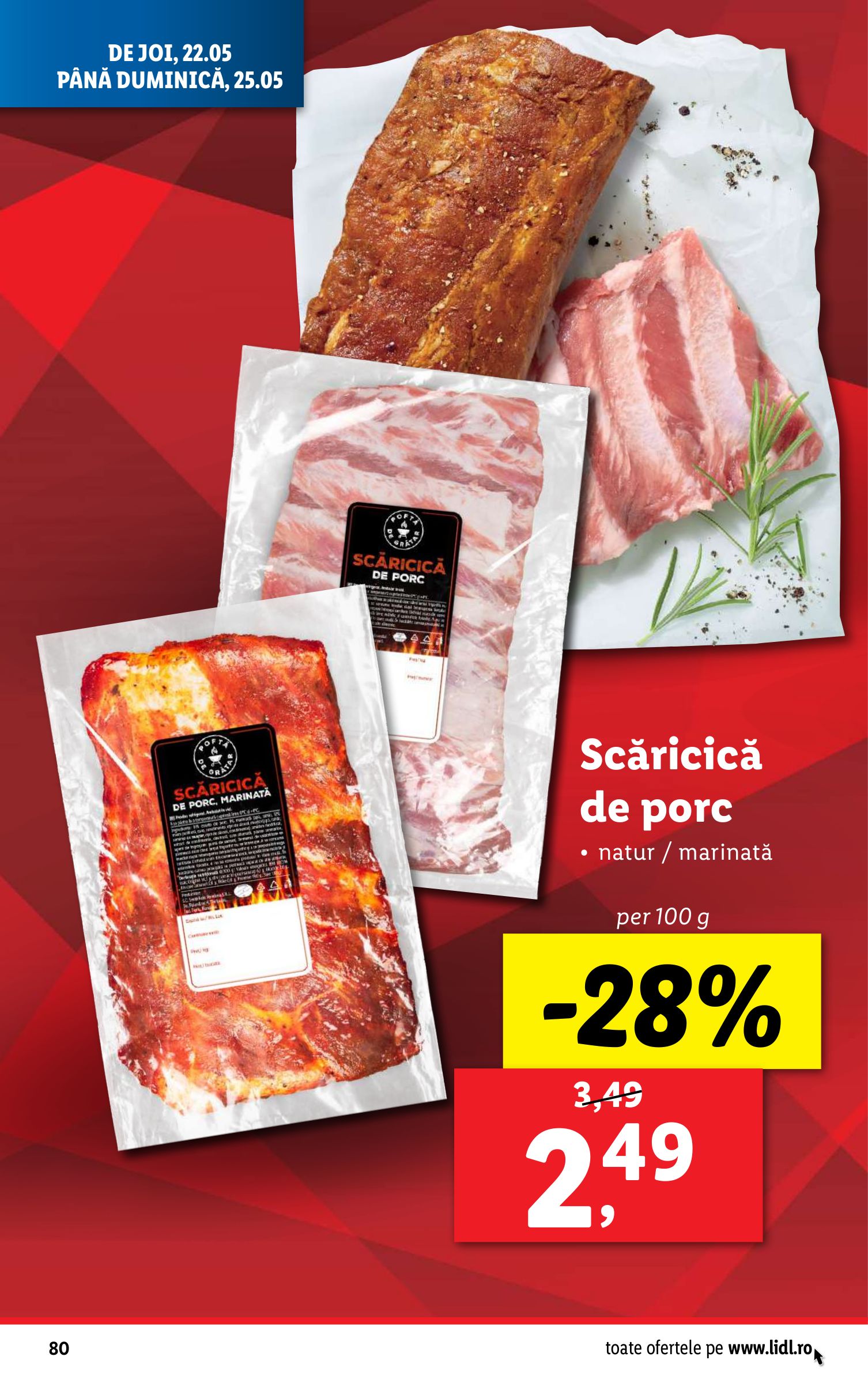 lidl - Catalog Lidl valabil din 19.05. - 25.05. - page: 80 lidl - Catalog Lidl valabil din 19.05. - 25.05. - page: 80