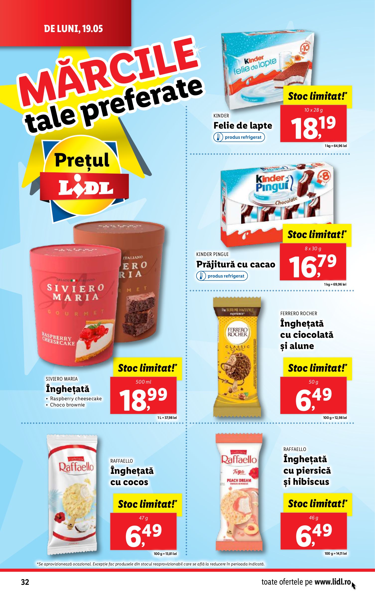 lidl - Catalog Lidl valabil din 19.05. - 25.05. - page: 32 lidl - Catalog Lidl valabil din 19.05. - 25.05. - page: 32