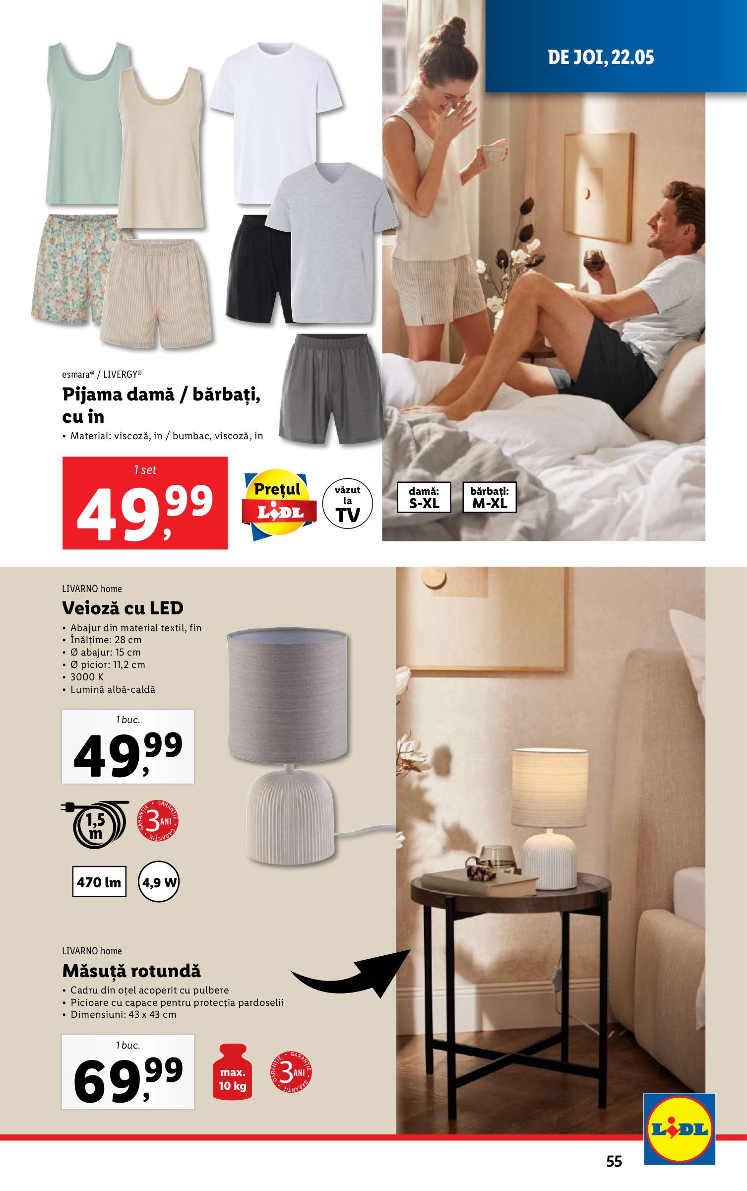 lidl - Catalog Lidl valabil din 19.05. - 25.05. - page: 55 lidl - Catalog Lidl valabil din 19.05. - 25.05. - page: 55