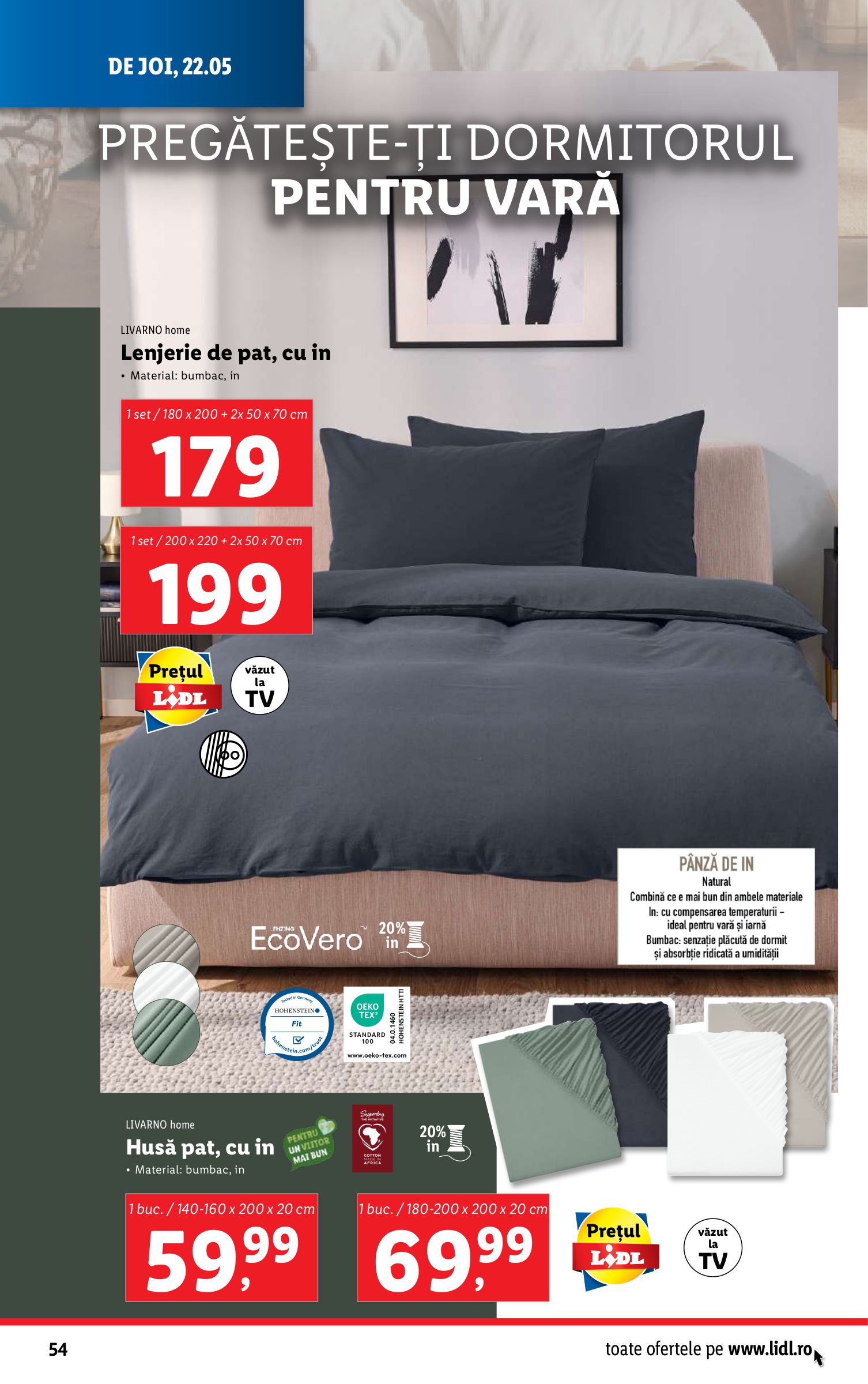lidl - Catalog Lidl valabil din 19.05. - 25.05. - page: 54 lidl - Catalog Lidl valabil din 19.05. - 25.05. - page: 54