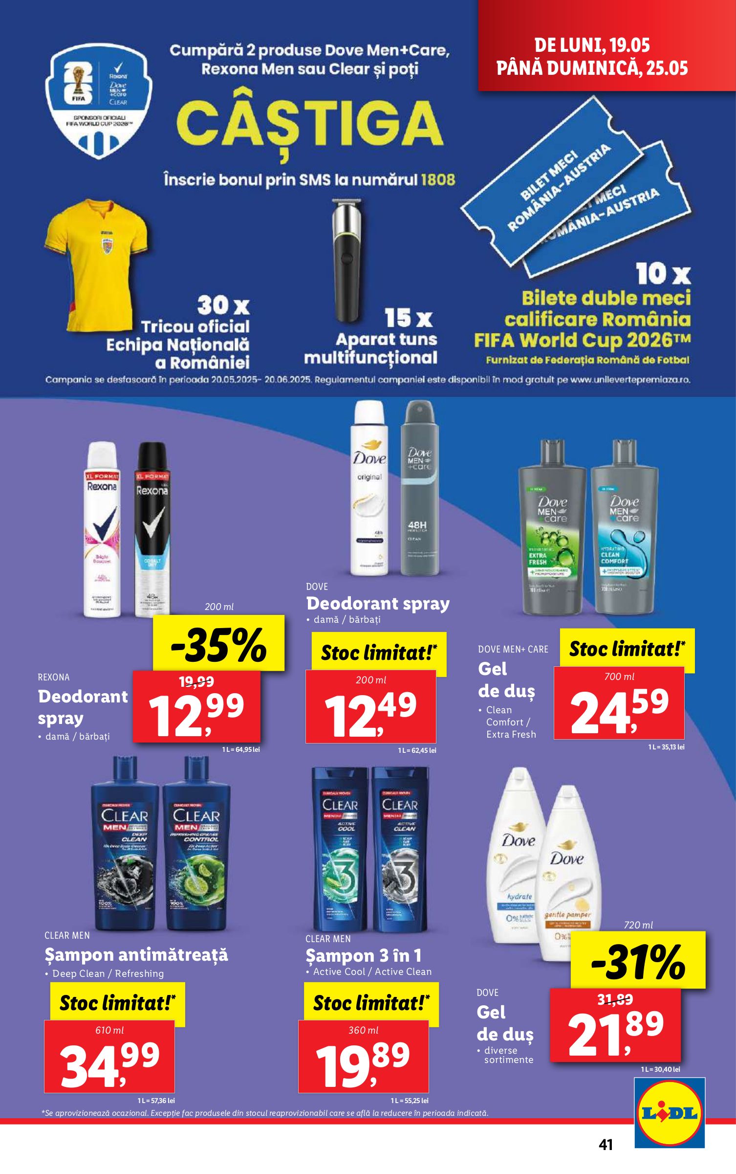 lidl - Catalog Lidl valabil din 19.05. - 25.05. - page: 41 lidl - Catalog Lidl valabil din 19.05. - 25.05. - page: 41