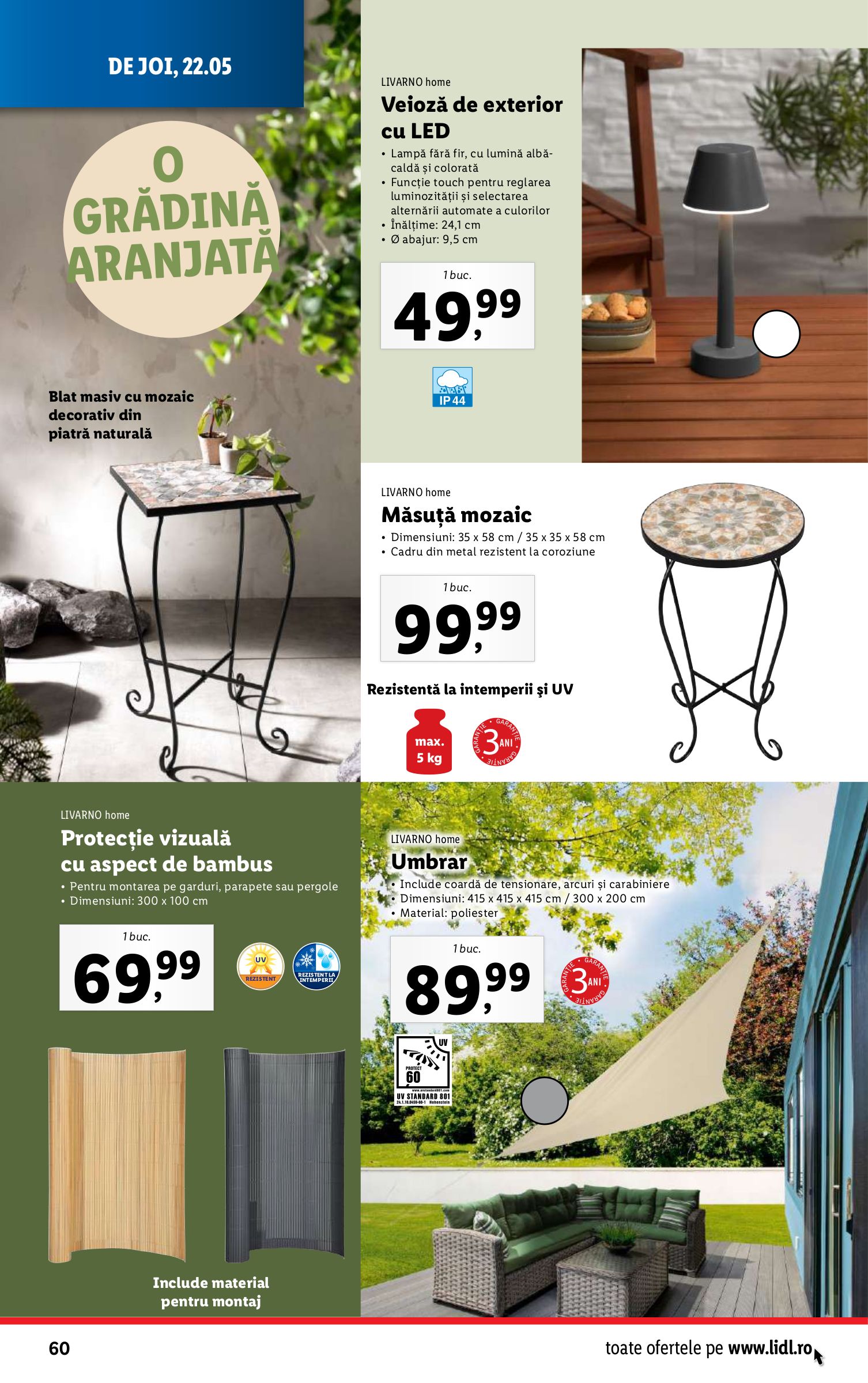lidl - Catalog Lidl valabil din 19.05. - 25.05. - page: 60 lidl - Catalog Lidl valabil din 19.05. - 25.05. - page: 60