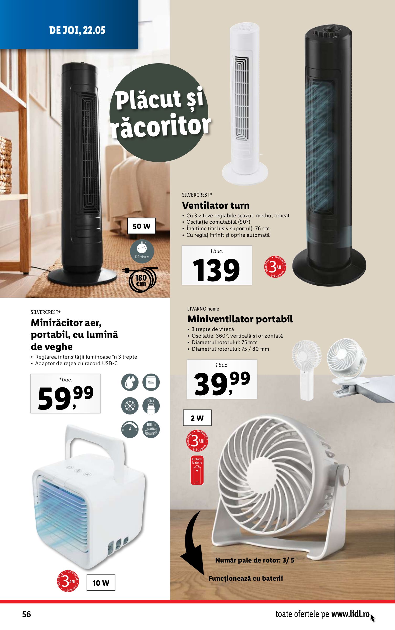 lidl - Catalog Lidl valabil din 19.05. - 25.05. - page: 56 lidl - Catalog Lidl valabil din 19.05. - 25.05. - page: 56