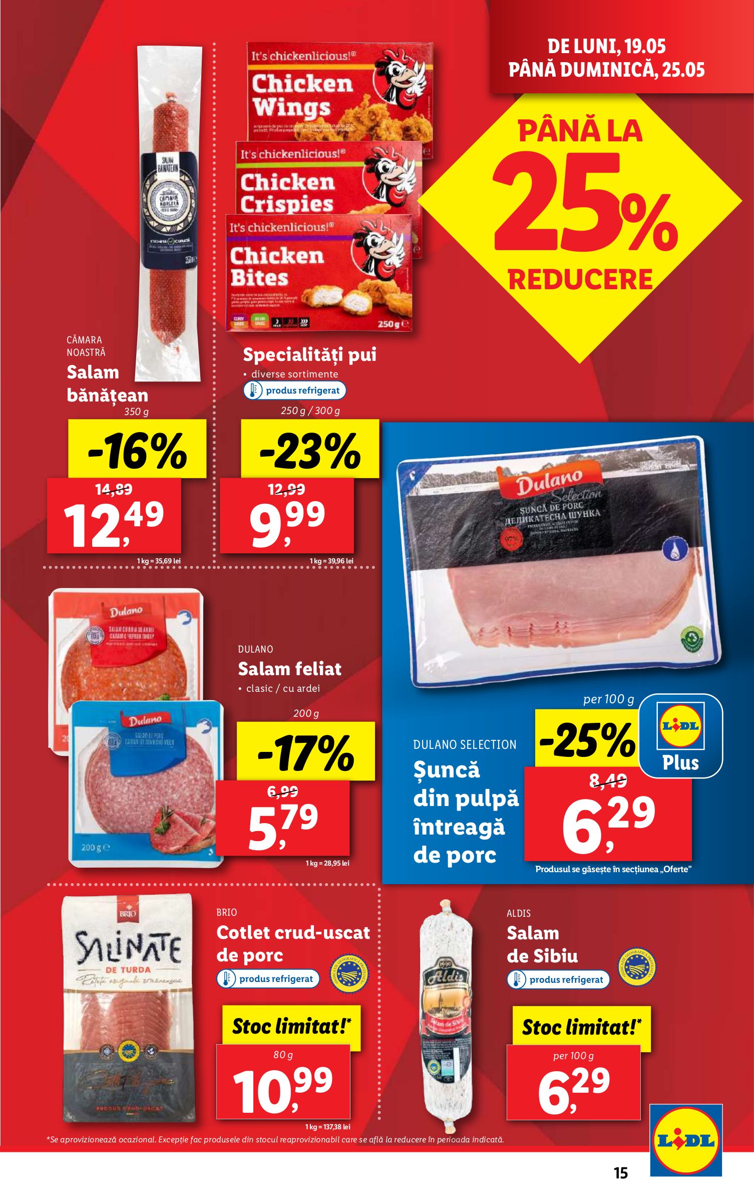 lidl - Catalog Lidl valabil din 19.05. - 25.05. - page: 15 lidl - Catalog Lidl valabil din 19.05. - 25.05. - page: 15