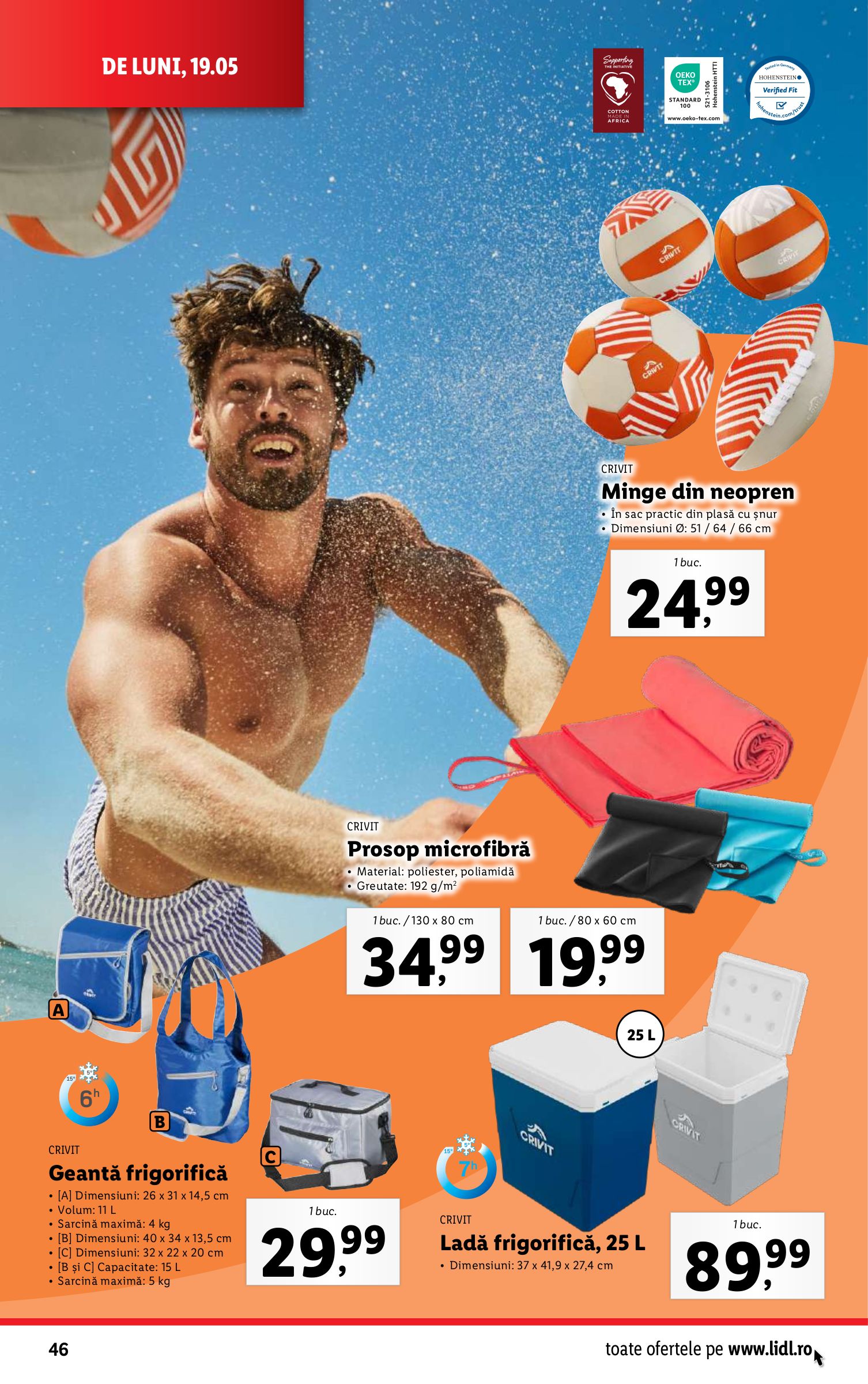 lidl - Catalog Lidl valabil din 19.05. - 25.05. - page: 46 lidl - Catalog Lidl valabil din 19.05. - 25.05. - page: 46