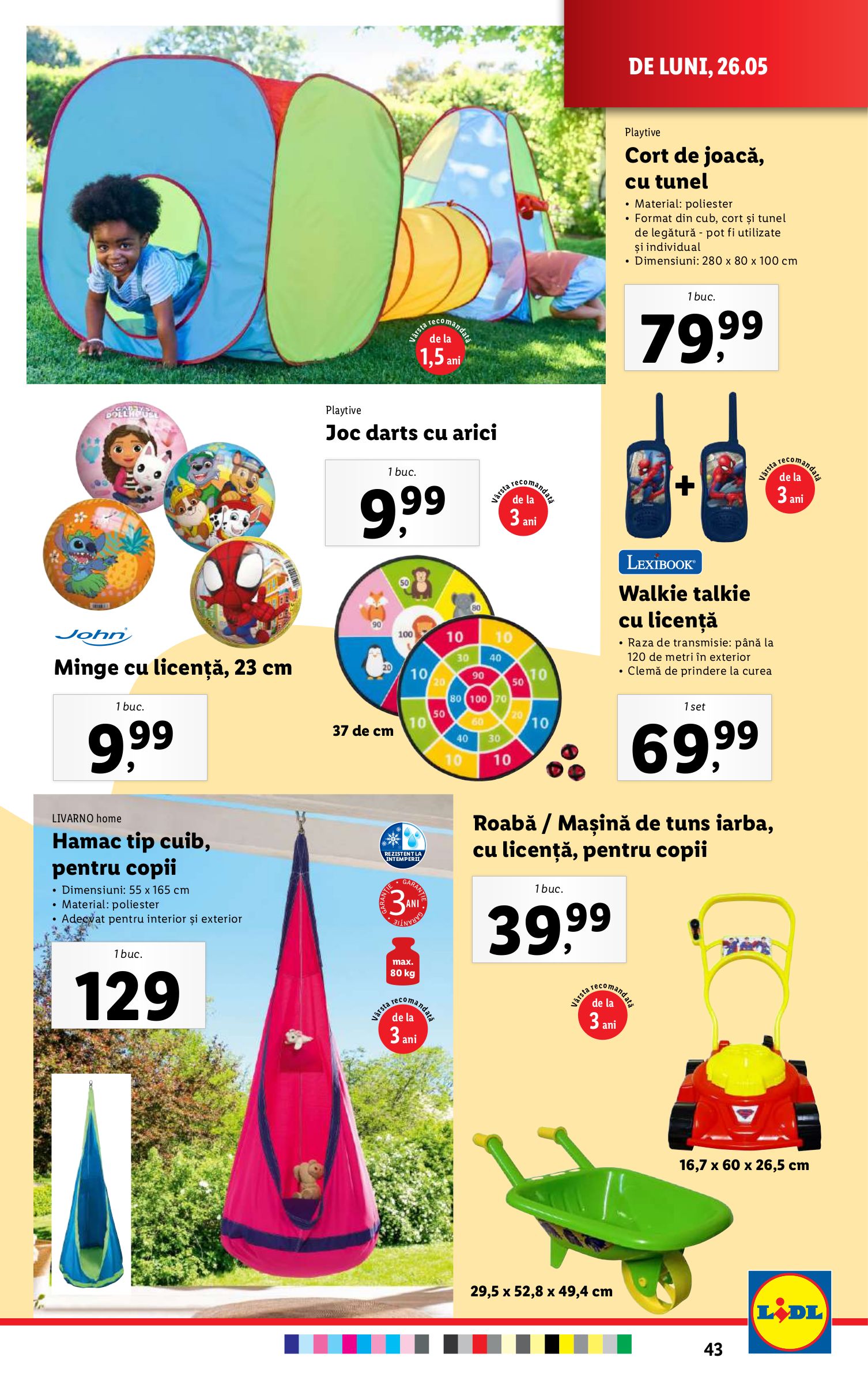 lidl - Catalog Lidl valabil din 26.05. - 01.06. - page: 43 lidl - Catalog Lidl valabil din 26.05. - 01.06. - page: 43