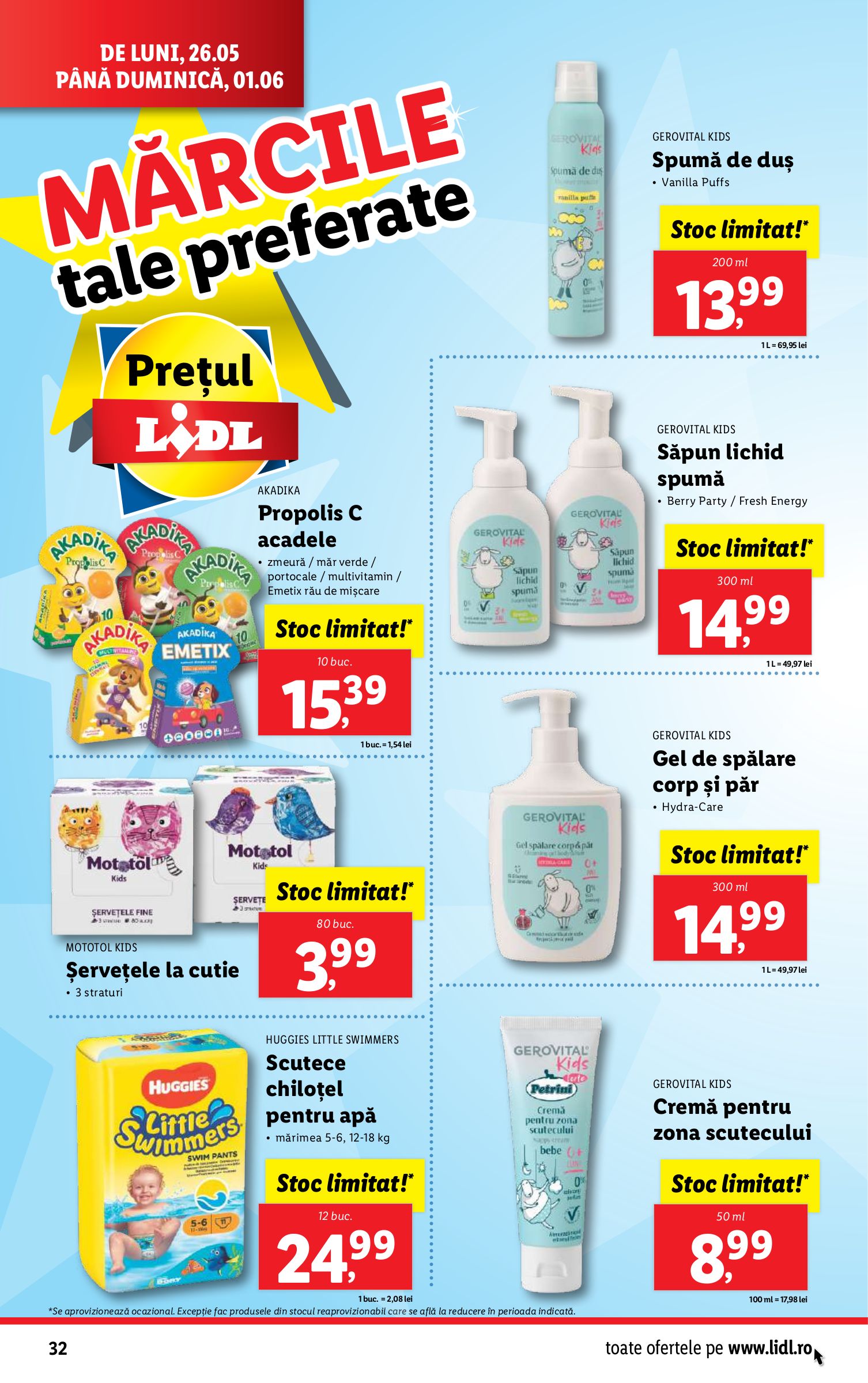 lidl - Catalog Lidl valabil din 26.05. - 01.06. - page: 32 lidl - Catalog Lidl valabil din 26.05. - 01.06. - page: 32
