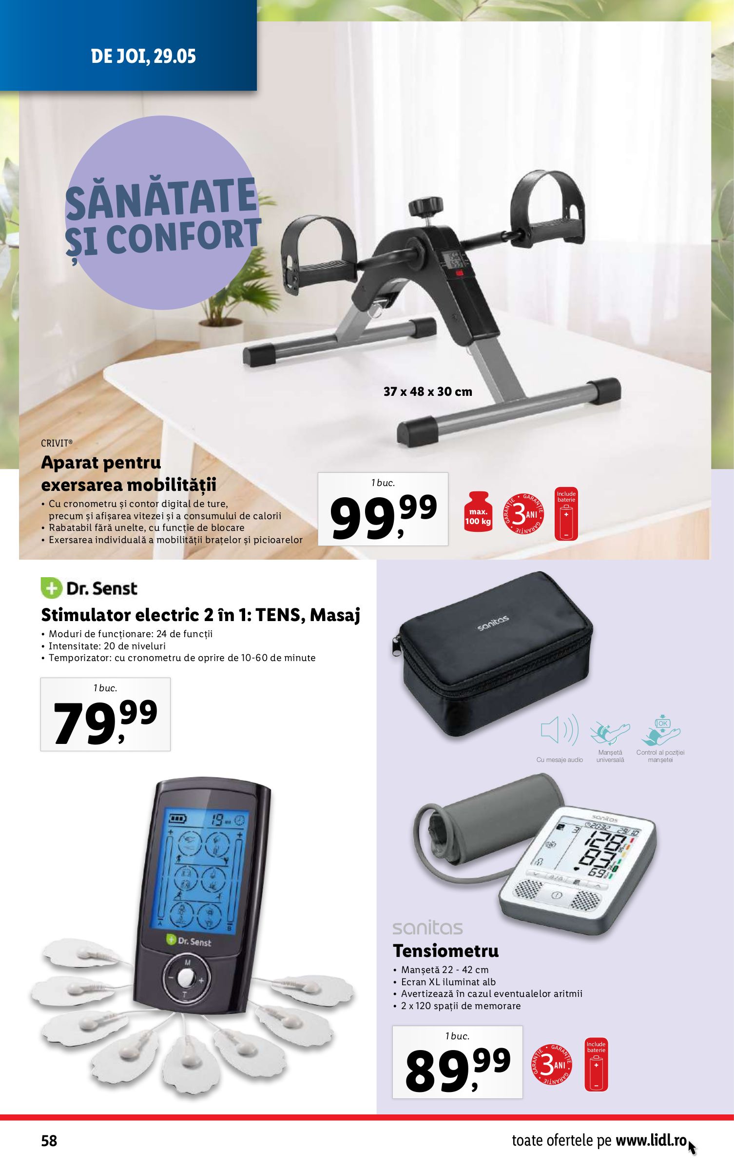 lidl - Catalog Lidl valabil din 26.05. - 01.06. - page: 58 lidl - Catalog Lidl valabil din 26.05. - 01.06. - page: 58
