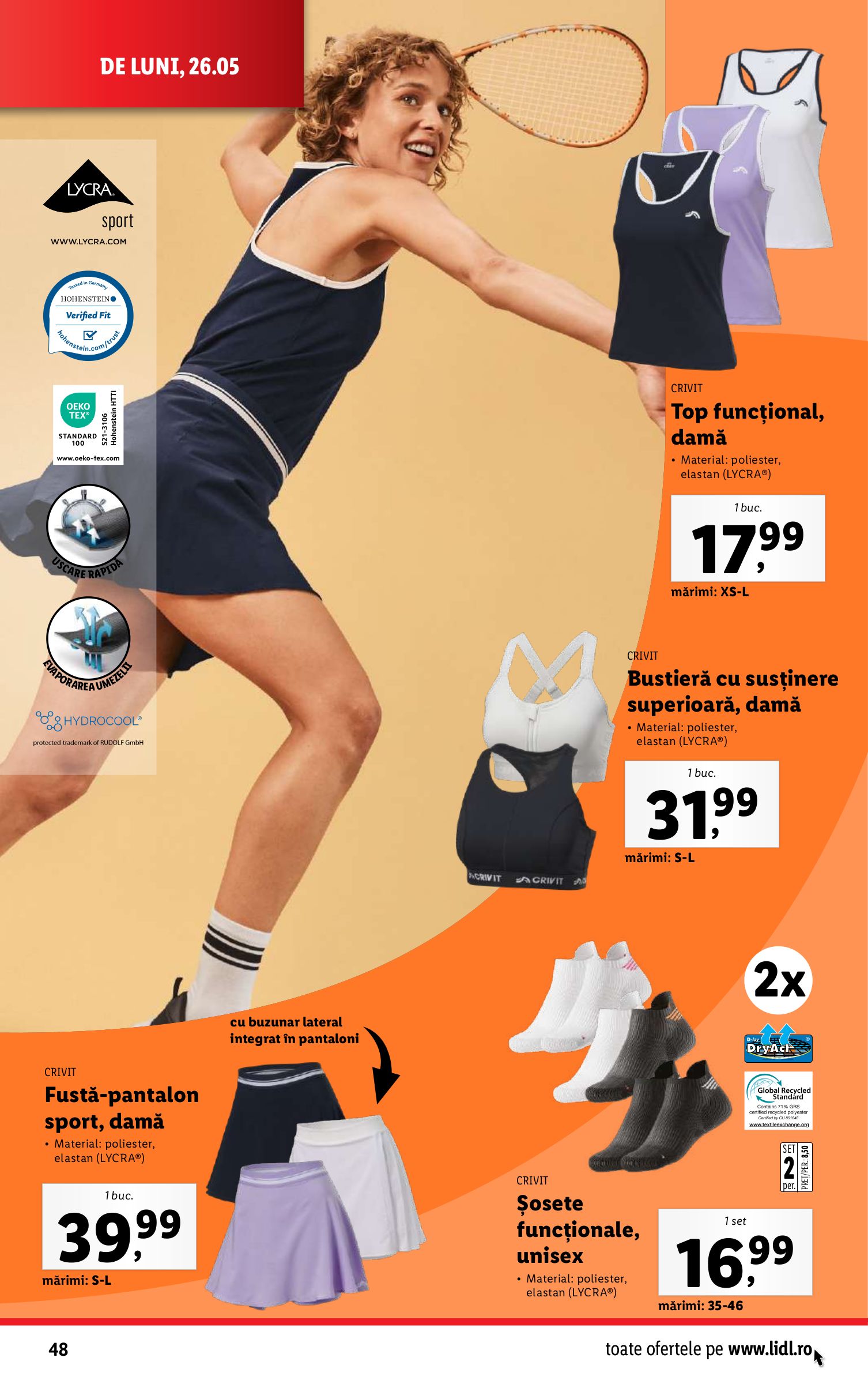 lidl - Catalog Lidl valabil din 26.05. - 01.06. - page: 48 lidl - Catalog Lidl valabil din 26.05. - 01.06. - page: 48