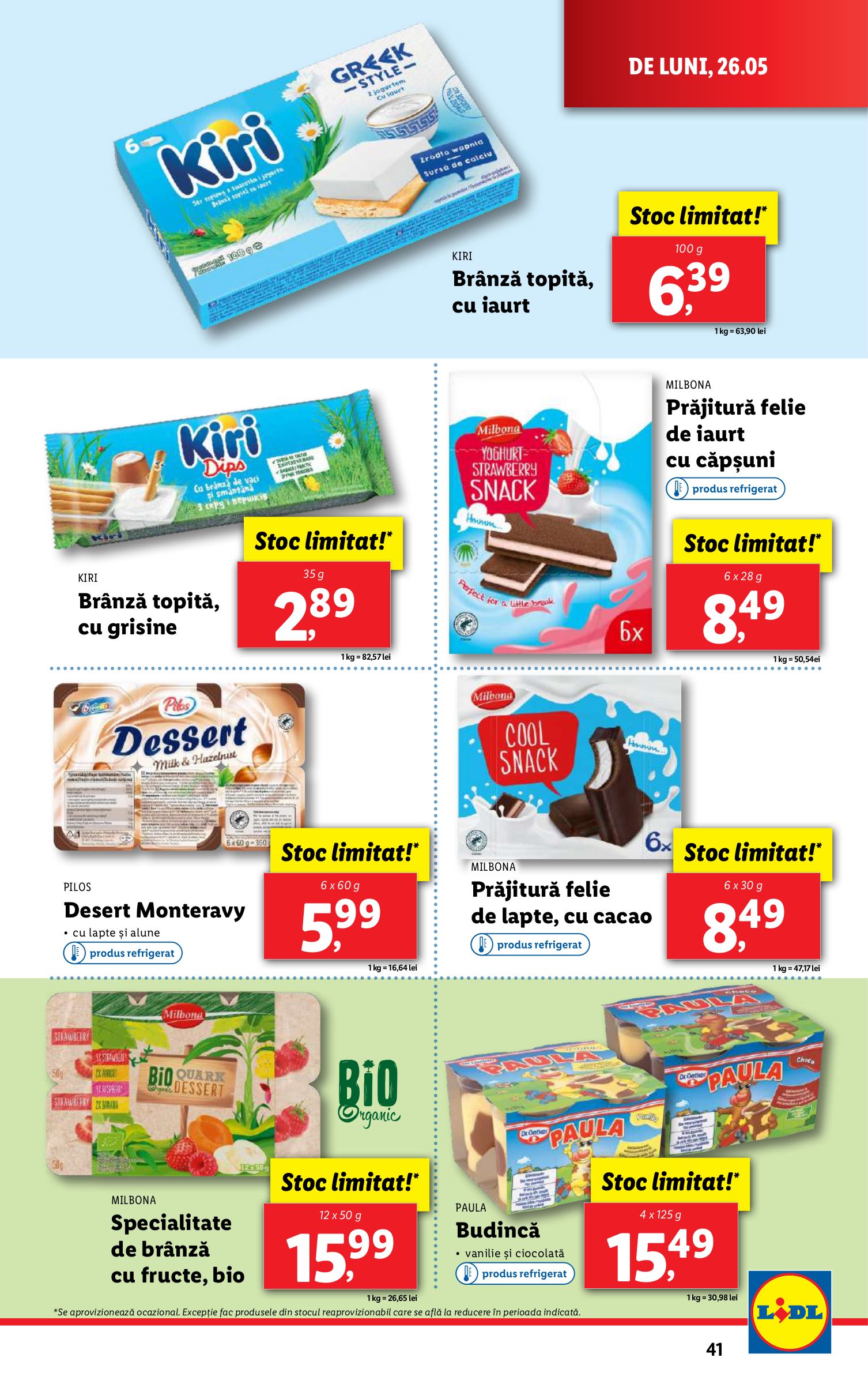 lidl - Catalog Lidl valabil din 26.05. - 01.06. - page: 41 lidl - Catalog Lidl valabil din 26.05. - 01.06. - page: 41