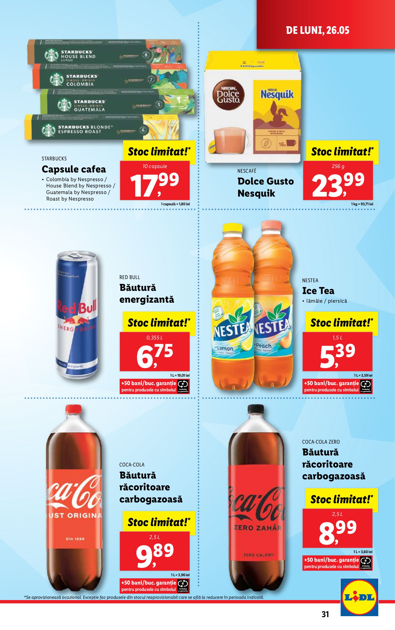 lidl - Catalog Lidl valabil din 26.05. - 01.06. - page: 31 lidl - Catalog Lidl valabil din 26.05. - 01.06. - page: 31