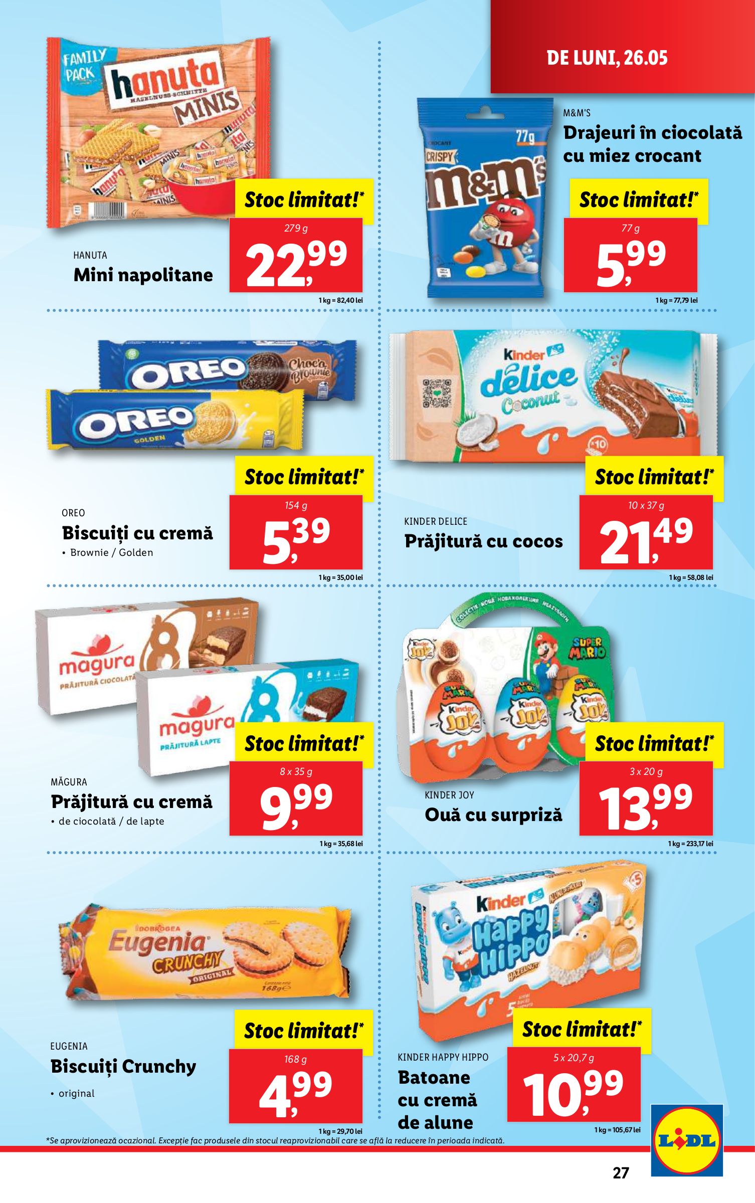 lidl - Catalog Lidl valabil din 26.05. - 01.06. - page: 27 lidl - Catalog Lidl valabil din 26.05. - 01.06. - page: 27