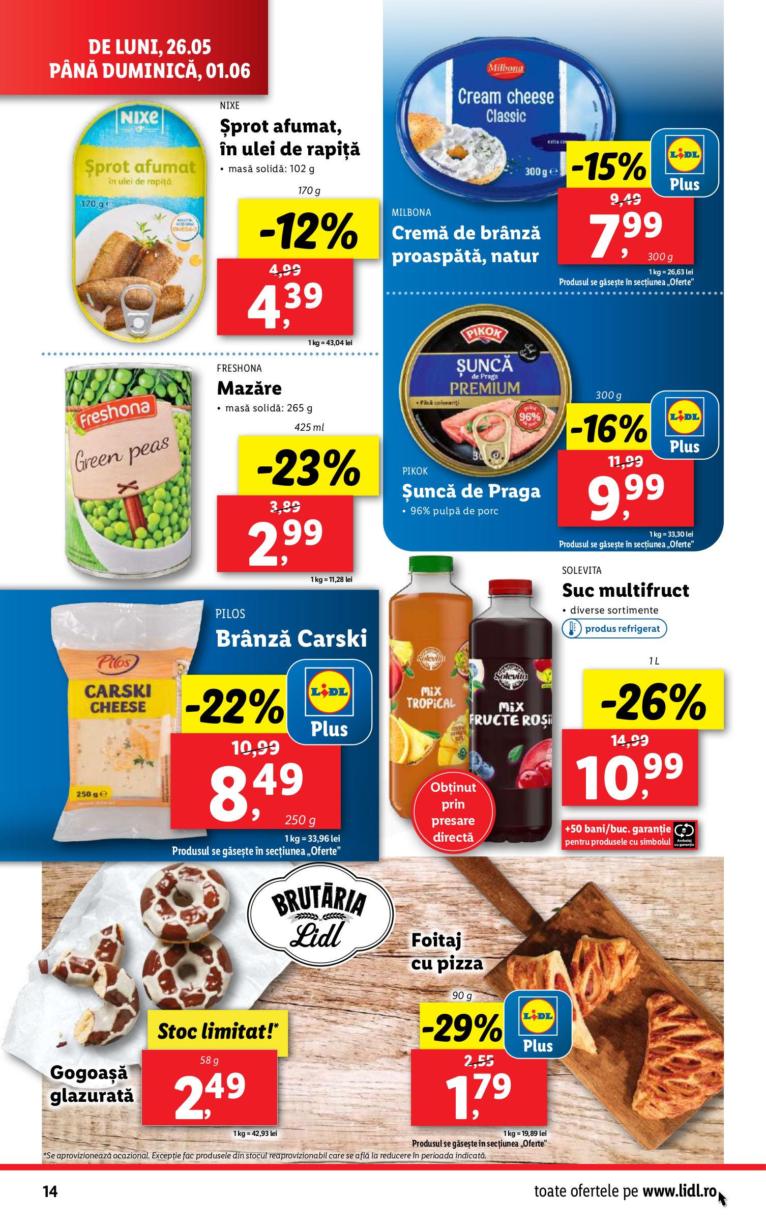 lidl - Catalog Lidl valabil din 26.05. - 01.06. - page: 14 lidl - Catalog Lidl valabil din 26.05. - 01.06. - page: 14