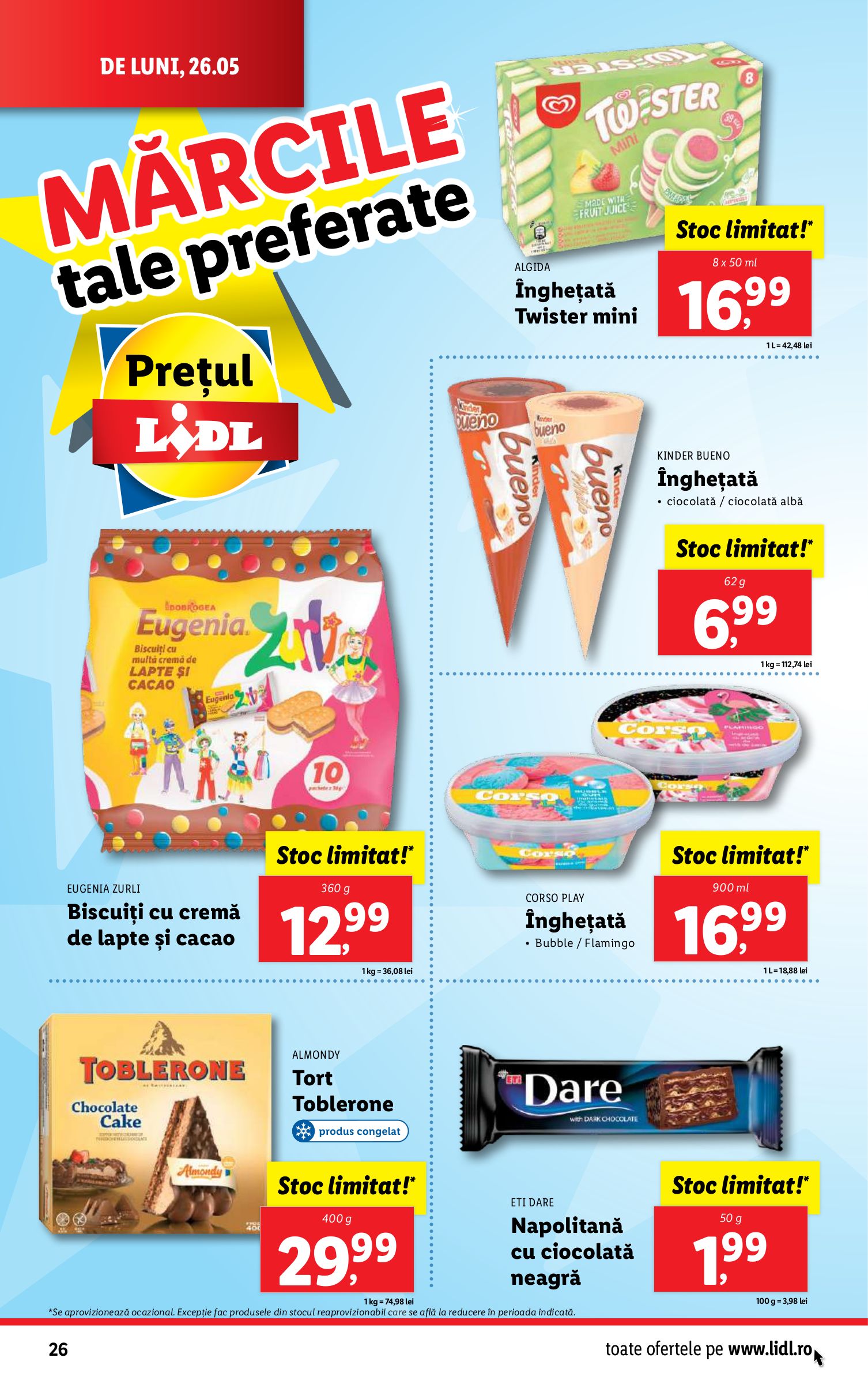 lidl - Catalog Lidl valabil din 26.05. - 01.06. - page: 26 lidl - Catalog Lidl valabil din 26.05. - 01.06. - page: 26