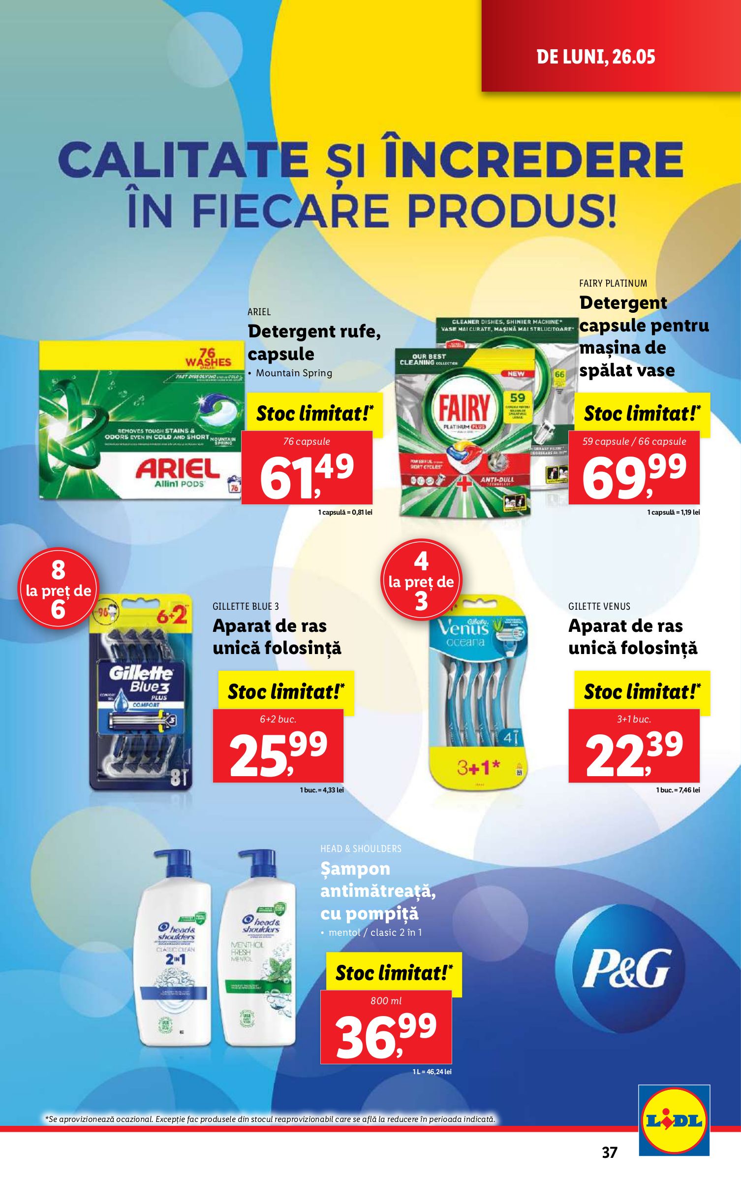 lidl - Catalog Lidl valabil din 26.05. - 01.06. - page: 37 lidl - Catalog Lidl valabil din 26.05. - 01.06. - page: 37