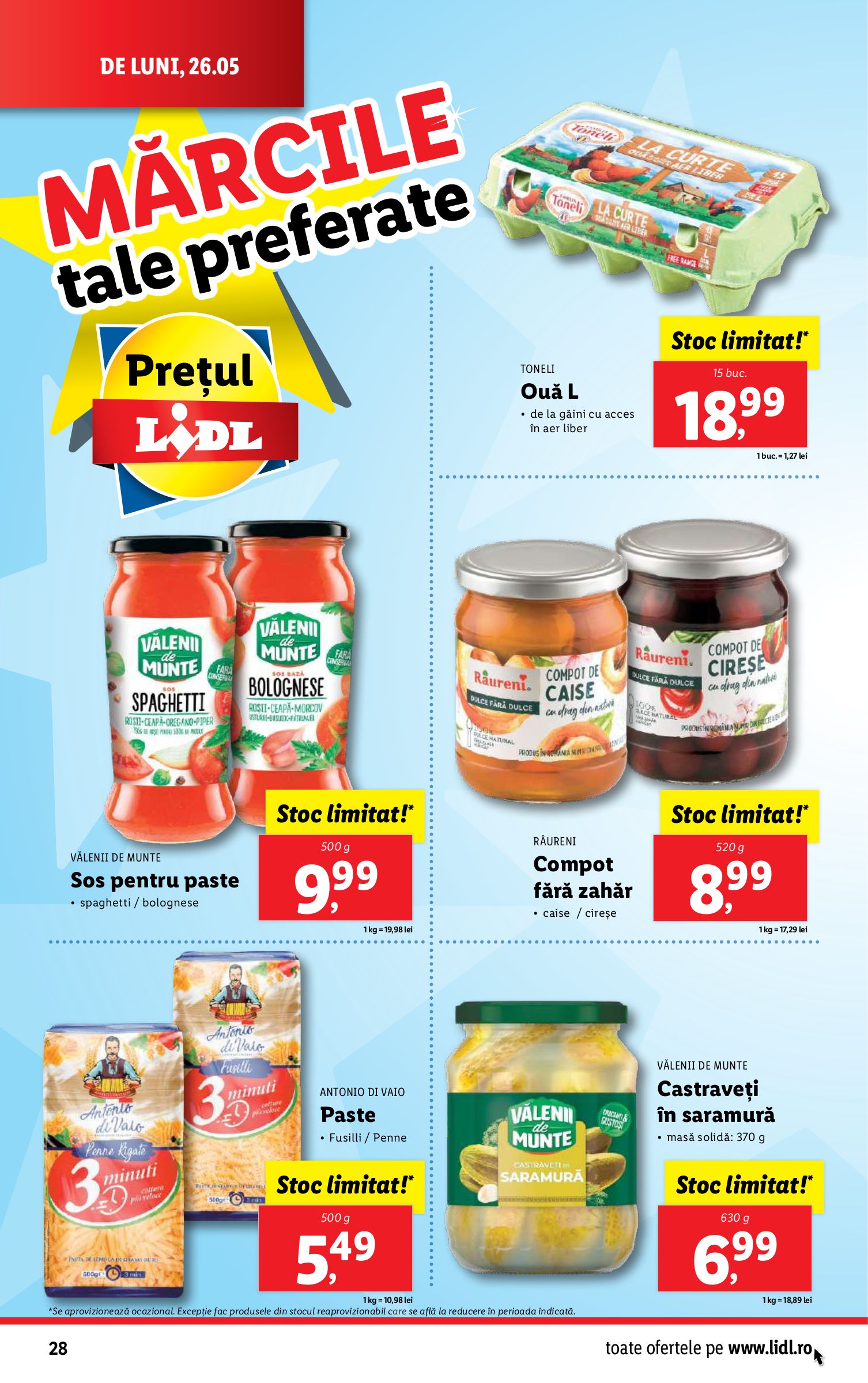lidl - Catalog Lidl valabil din 26.05. - 01.06. - page: 28 lidl - Catalog Lidl valabil din 26.05. - 01.06. - page: 28