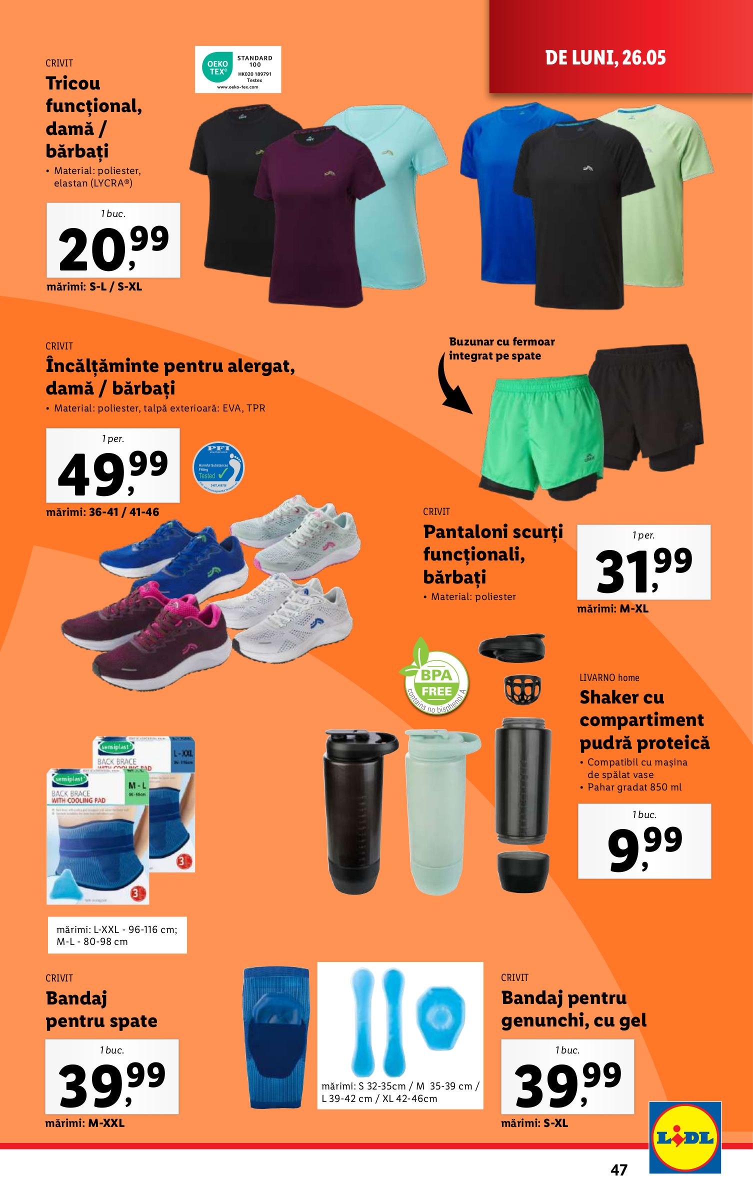 lidl - Catalog Lidl valabil din 26.05. - 01.06. - page: 47 lidl - Catalog Lidl valabil din 26.05. - 01.06. - page: 47