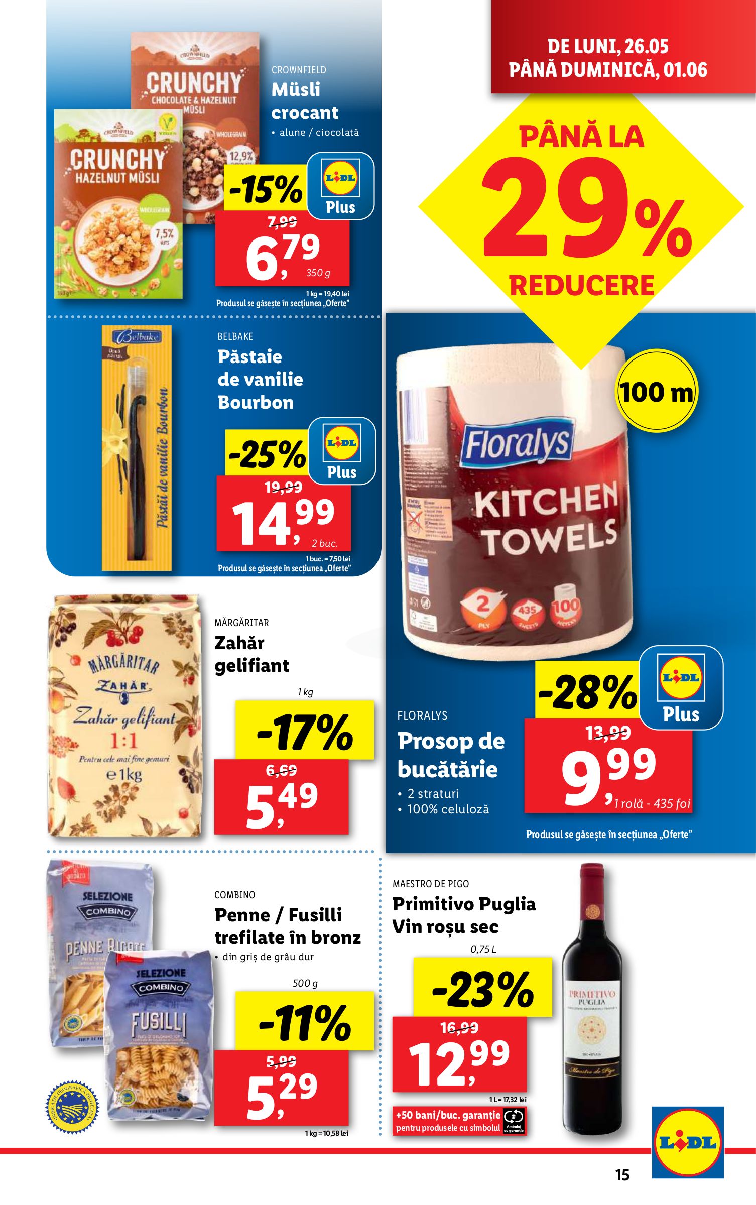 lidl - Catalog Lidl valabil din 26.05. - 01.06. - page: 15 lidl - Catalog Lidl valabil din 26.05. - 01.06. - page: 15