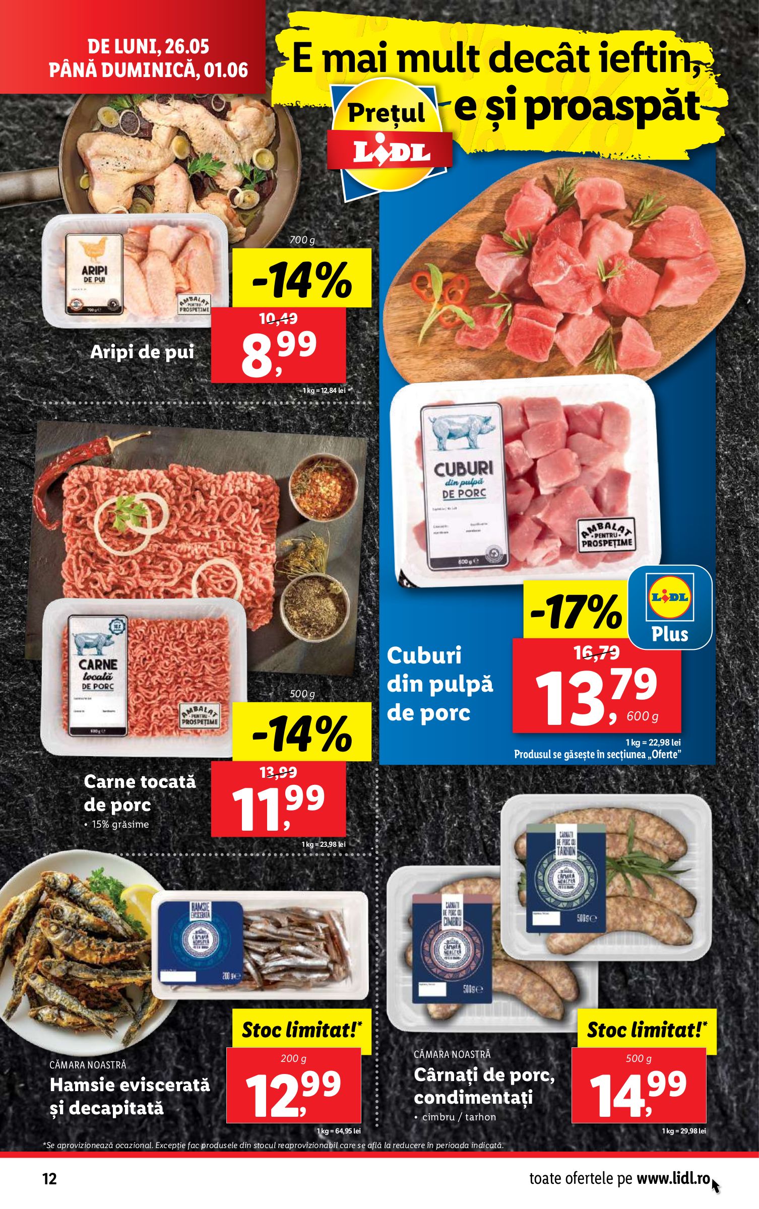 lidl - Catalog Lidl valabil din 26.05. - 01.06. - page: 12 lidl - Catalog Lidl valabil din 26.05. - 01.06. - page: 12