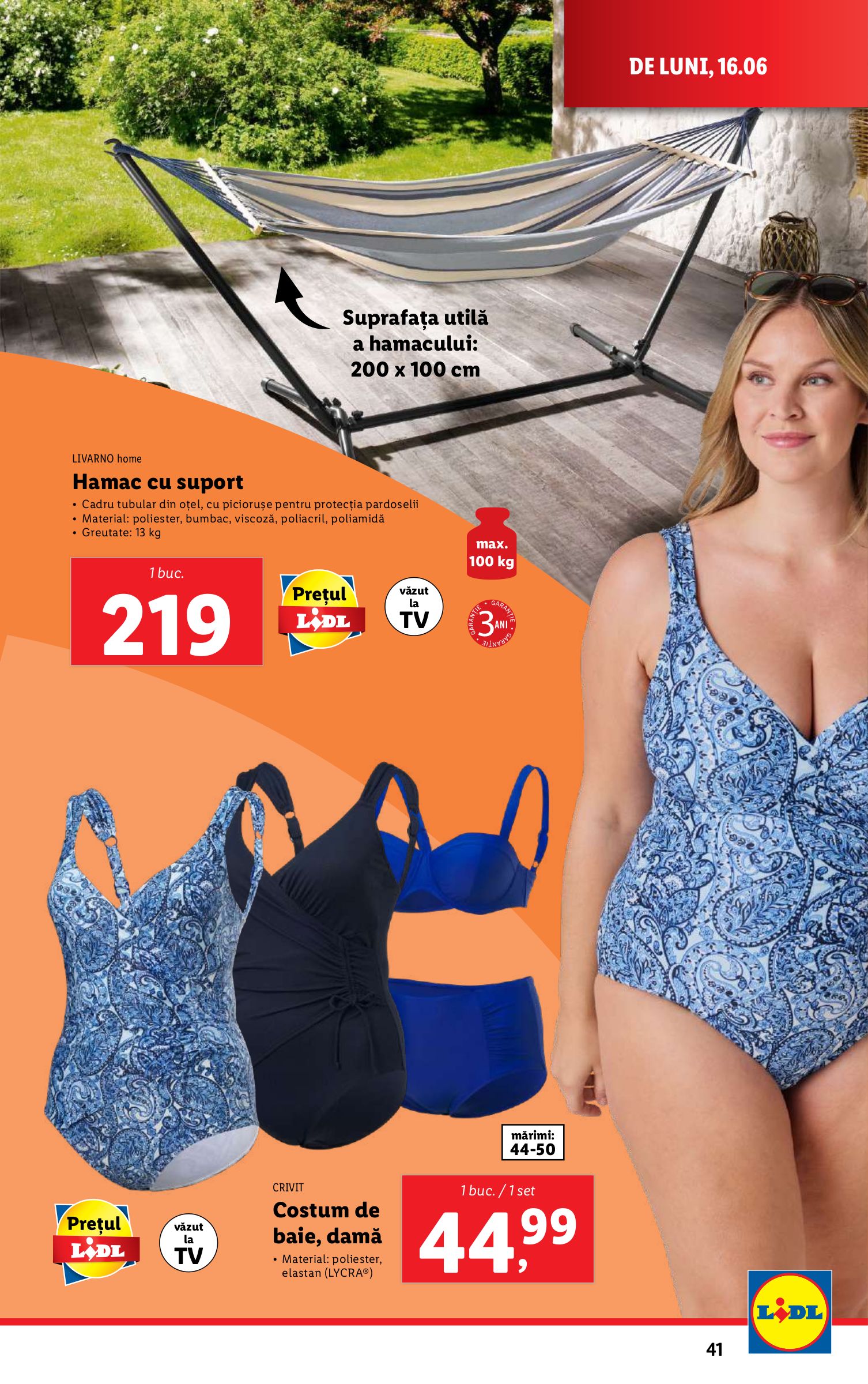 lidl - Catalog Lidl valabil din 16.06. până pe 22.06. - page: 41 lidl - Catalog Lidl valabil din 16.06. până pe 22.06. - page: 41