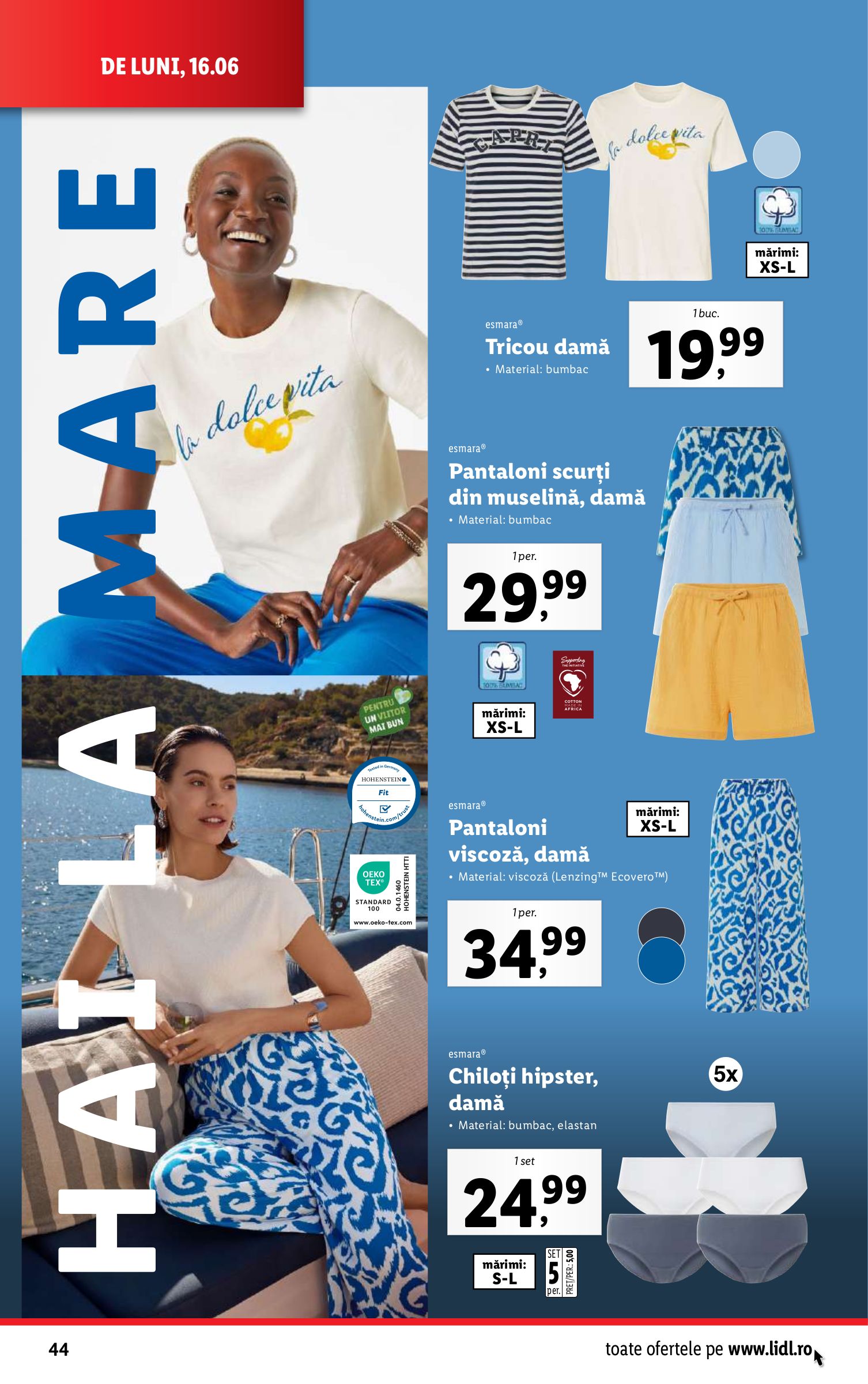 lidl - Catalog Lidl valabil din 16.06. până pe 22.06. - page: 44 lidl - Catalog Lidl valabil din 16.06. până pe 22.06. - page: 44