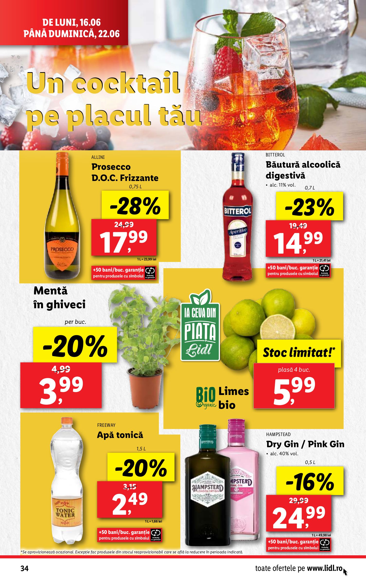 lidl - Catalog Lidl valabil din 16.06. până pe 22.06. - page: 34 lidl - Catalog Lidl valabil din 16.06. până pe 22.06. - page: 34