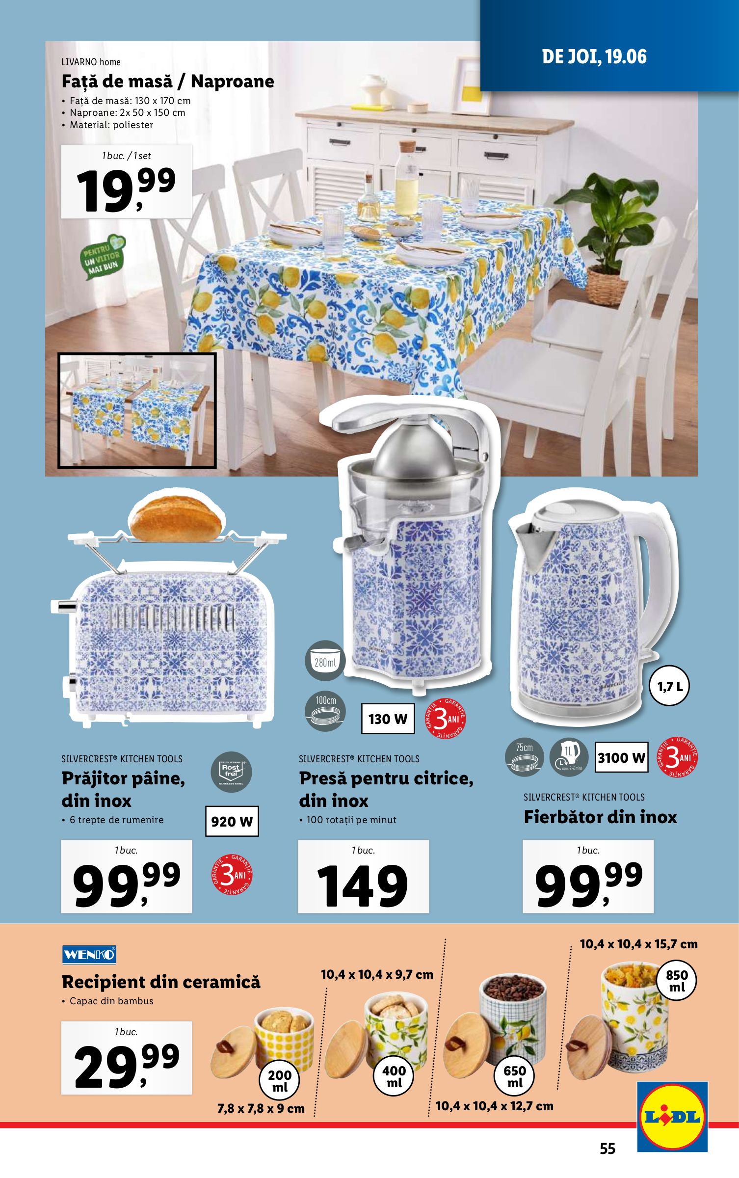 lidl - Catalog Lidl valabil din 16.06. până pe 22.06. - page: 55 lidl - Catalog Lidl valabil din 16.06. până pe 22.06. - page: 55