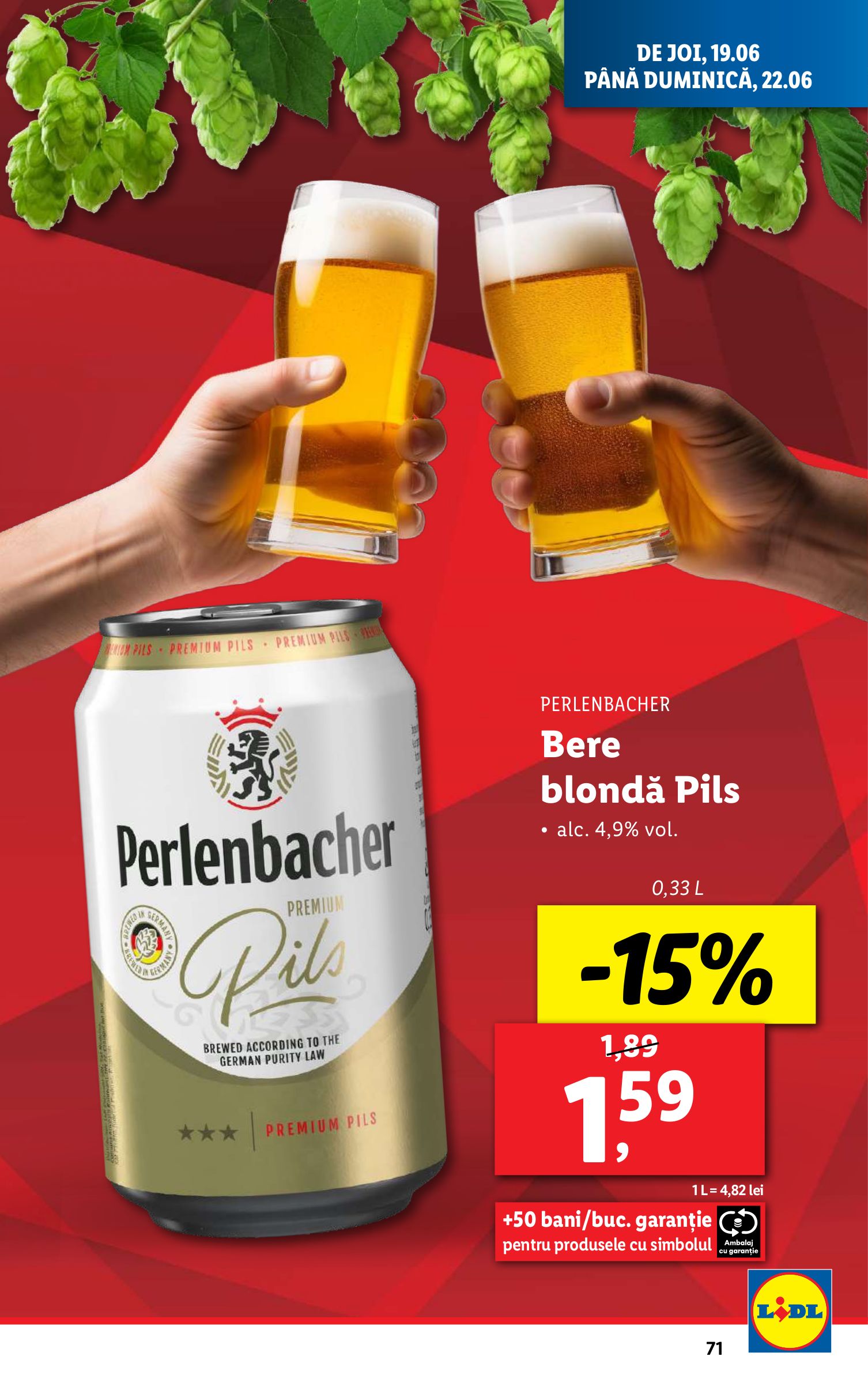 lidl - Catalog Lidl valabil din 16.06. până pe 22.06. - page: 71 lidl - Catalog Lidl valabil din 16.06. până pe 22.06. - page: 71