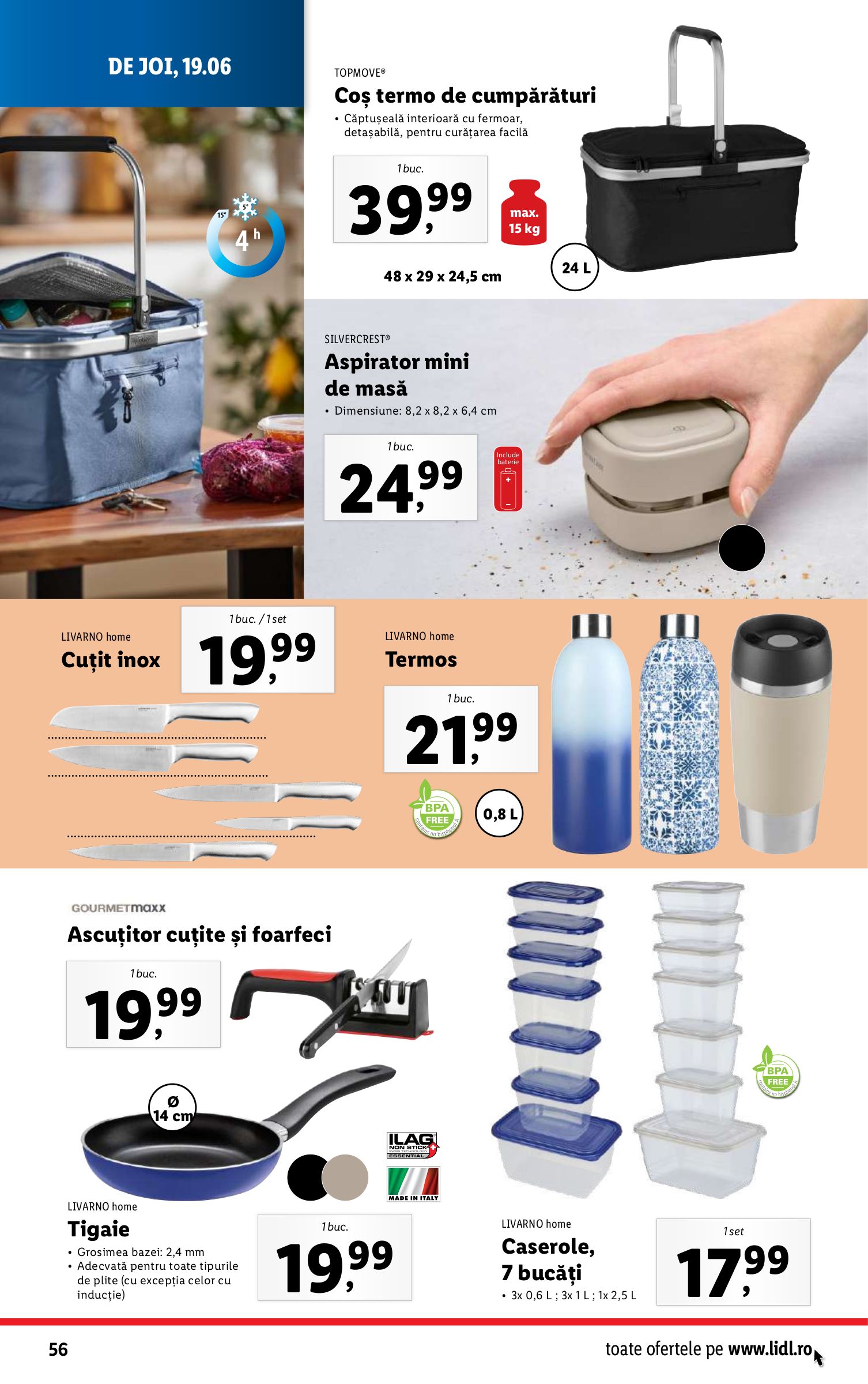 lidl - Catalog Lidl valabil din 16.06. până pe 22.06. - page: 56 lidl - Catalog Lidl valabil din 16.06. până pe 22.06. - page: 56