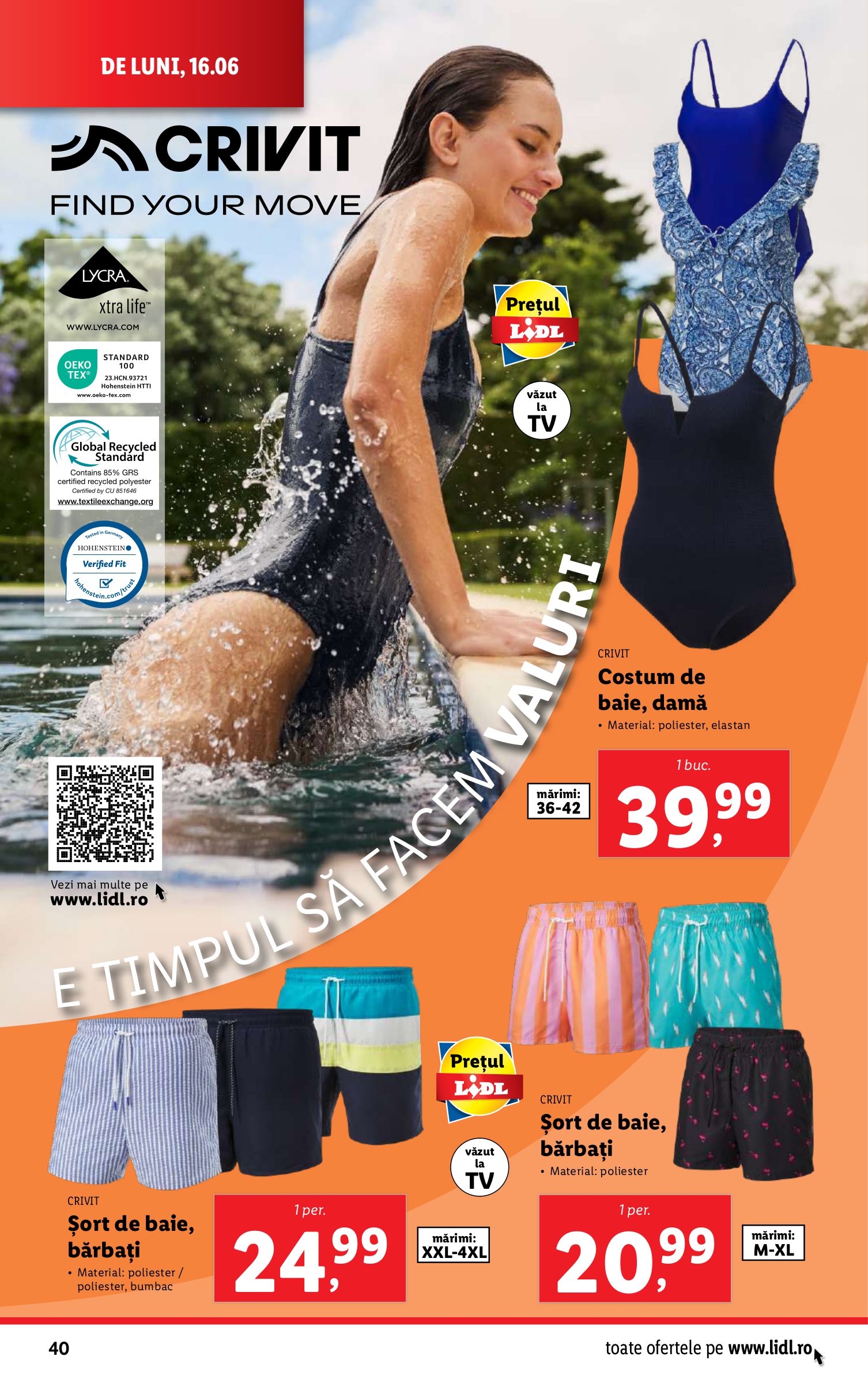 lidl - Catalog Lidl valabil din 16.06. până pe 22.06. - page: 40 lidl - Catalog Lidl valabil din 16.06. până pe 22.06. - page: 40