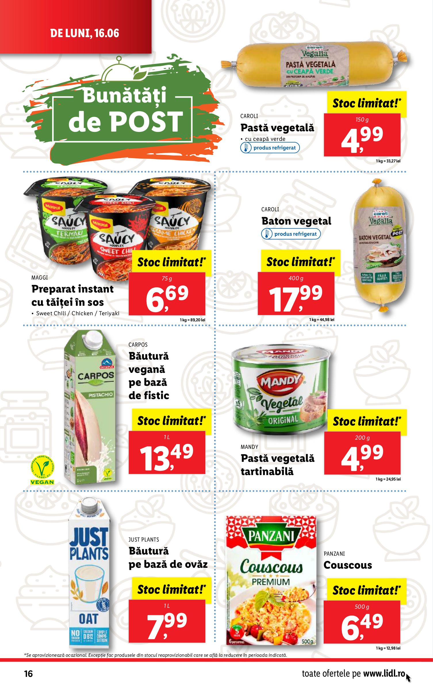 lidl - Catalog Lidl valabil din 16.06. până pe 22.06. - page: 16 lidl - Catalog Lidl valabil din 16.06. până pe 22.06. - page: 16