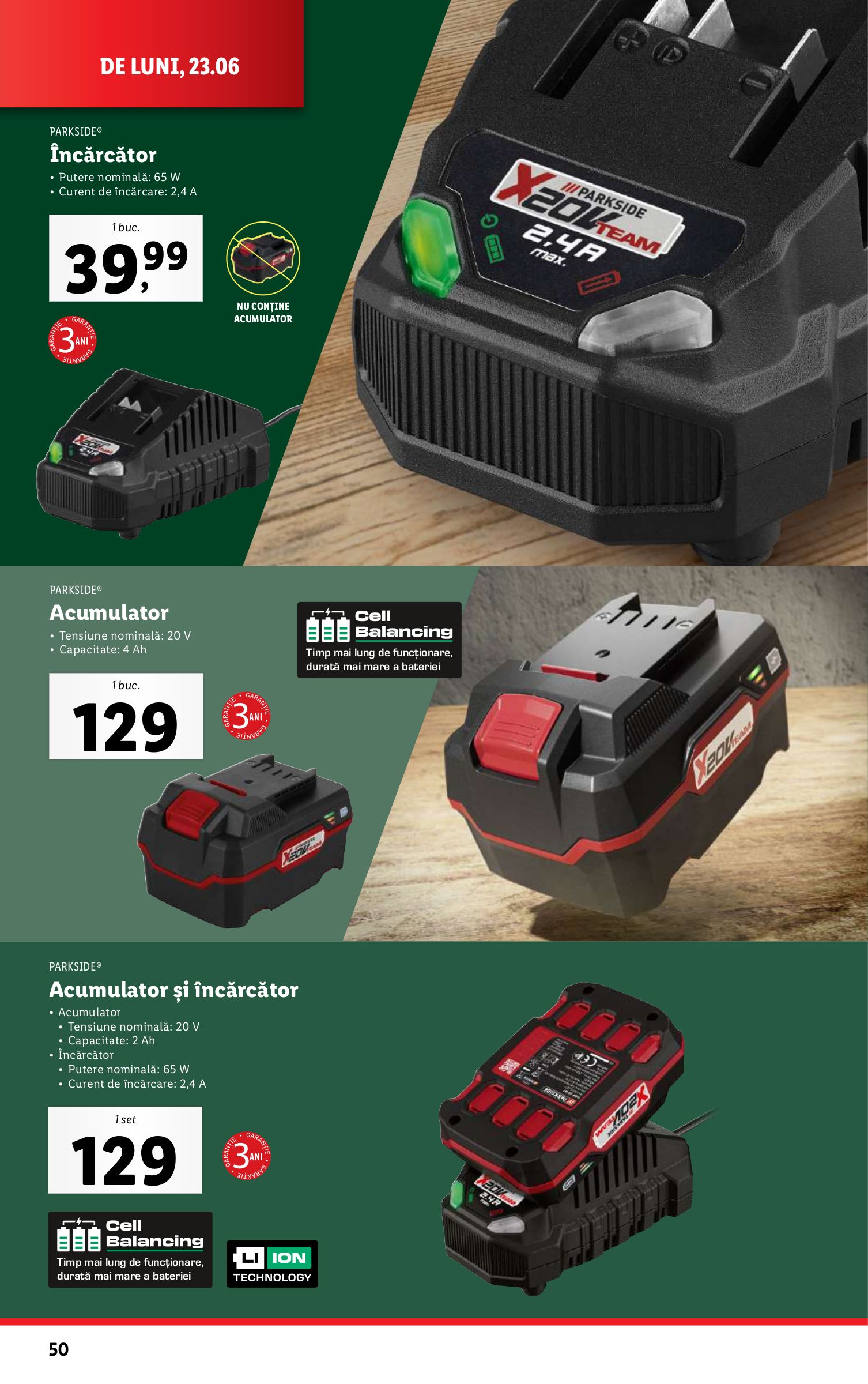 lidl - Catalog Lidl valabil din 23.06. până pe 29.06. - page: 50 lidl - Catalog Lidl valabil din 23.06. până pe 29.06. - page: 50