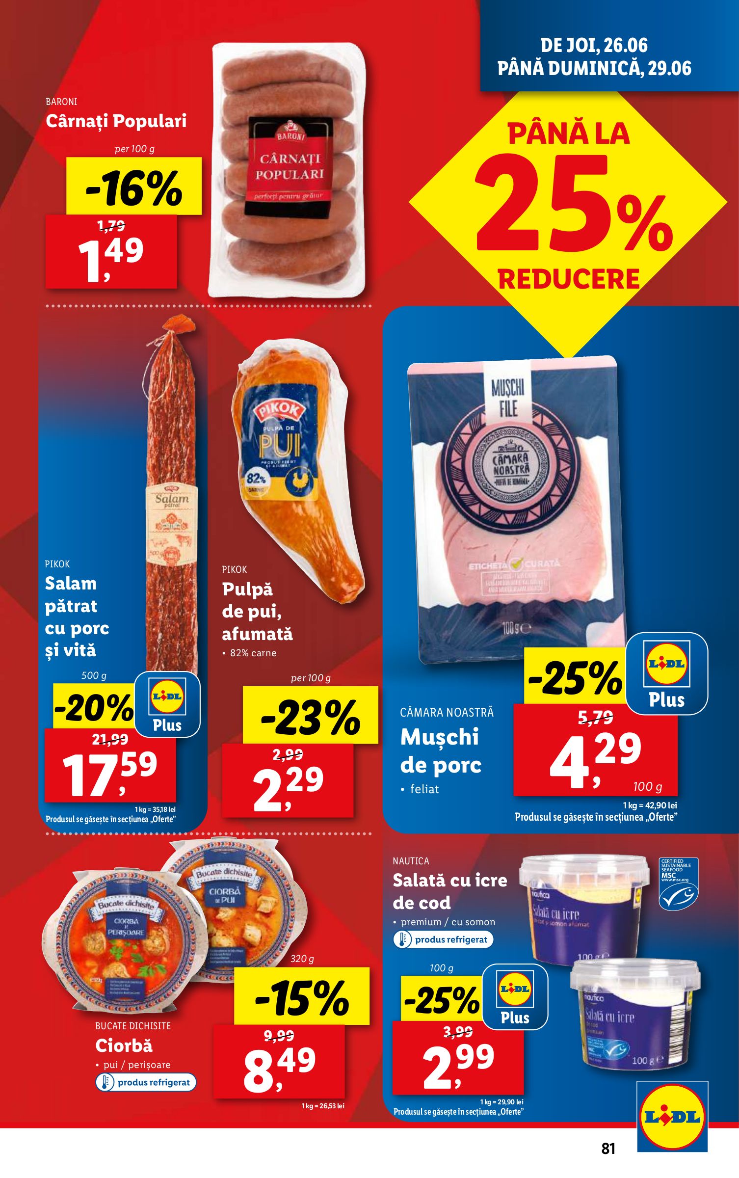 lidl - Catalog Lidl valabil din 23.06. până pe 29.06. - page: 81 lidl - Catalog Lidl valabil din 23.06. până pe 29.06. - page: 81