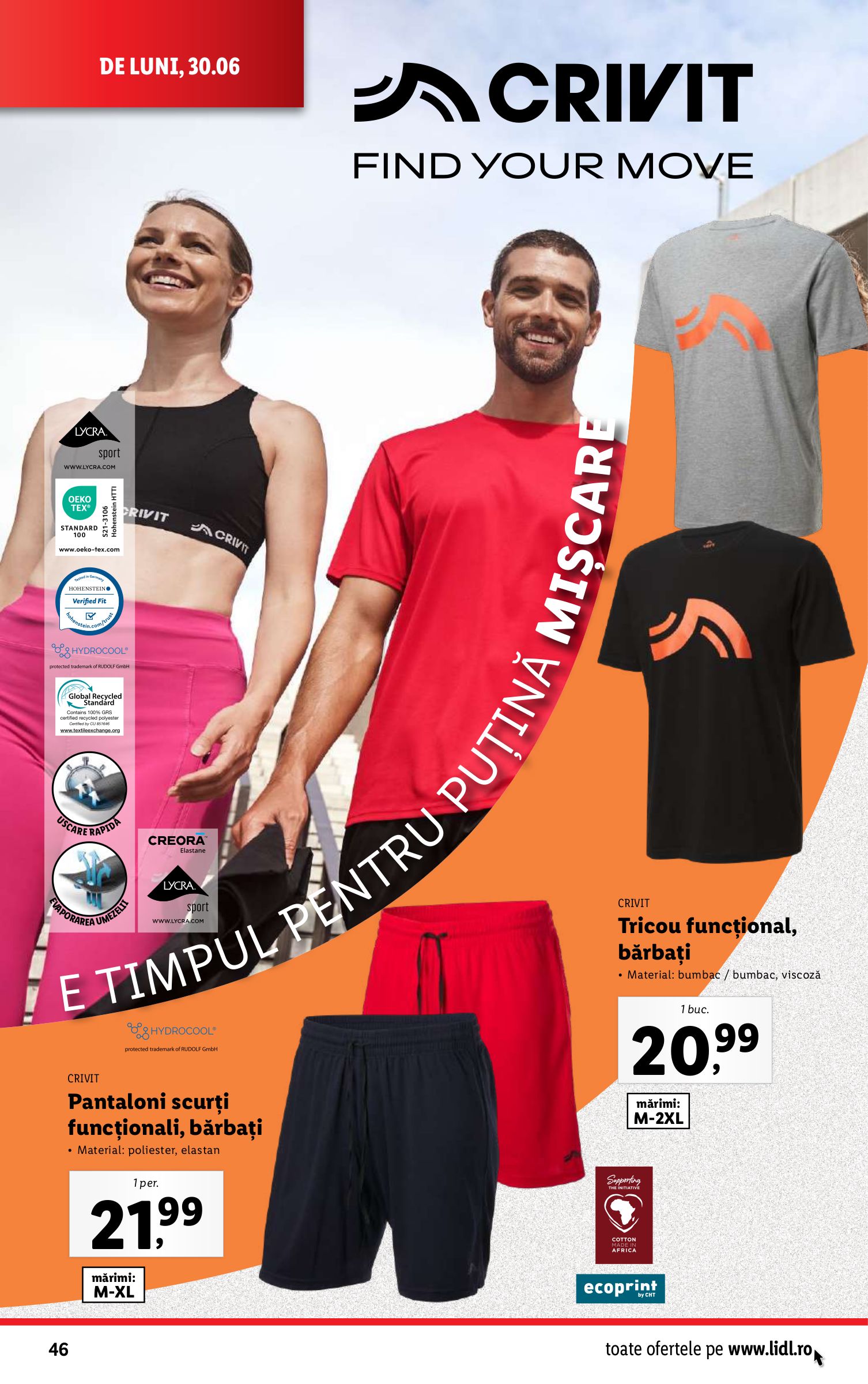 lidl - Catalog Lidl valabil din 30.06. până pe 06.07. - page: 46 lidl - Catalog Lidl valabil din 30.06. până pe 06.07. - page: 46