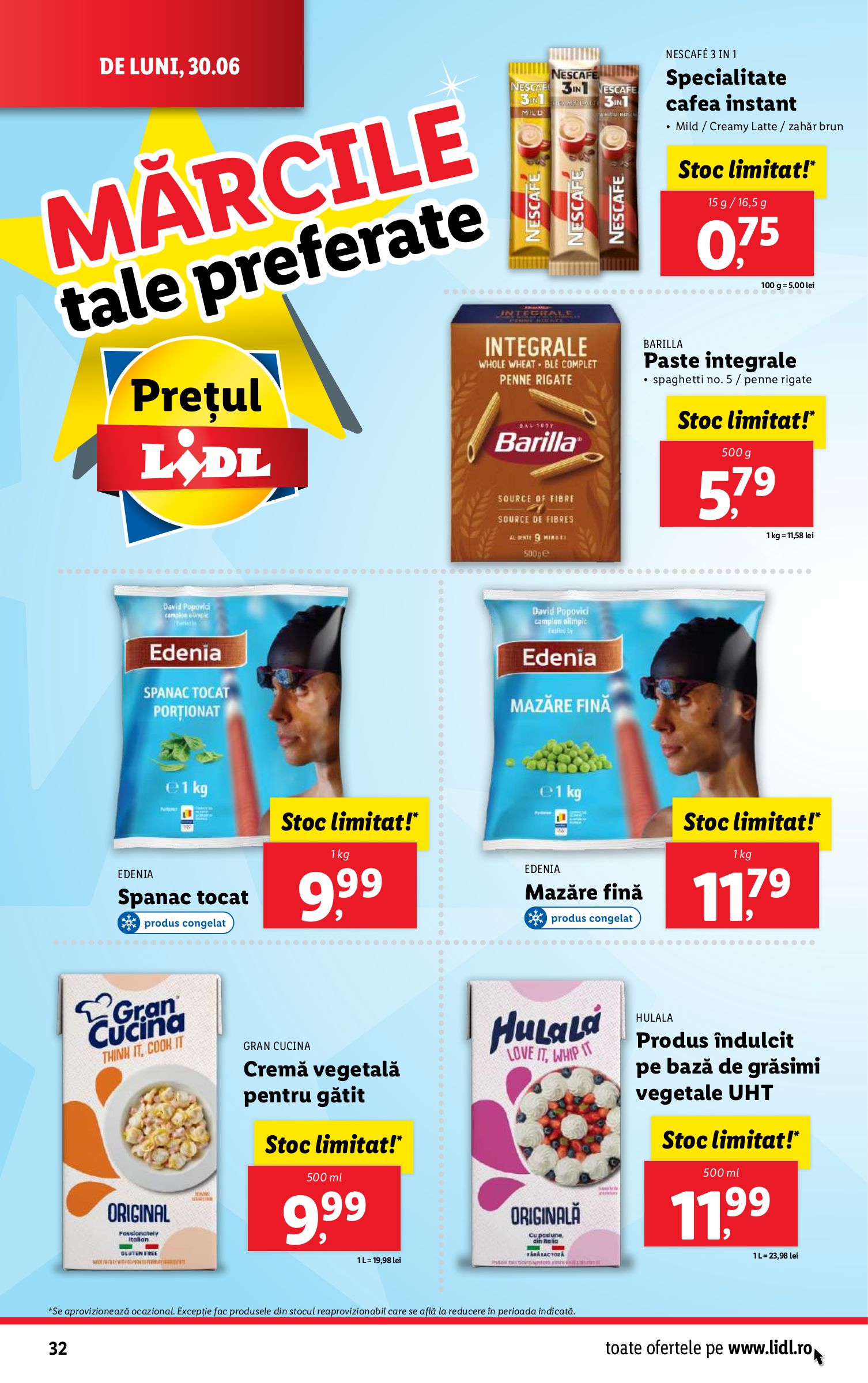 lidl - Catalog Lidl valabil din 30.06. până pe 06.07. - page: 32 lidl - Catalog Lidl valabil din 30.06. până pe 06.07. - page: 32