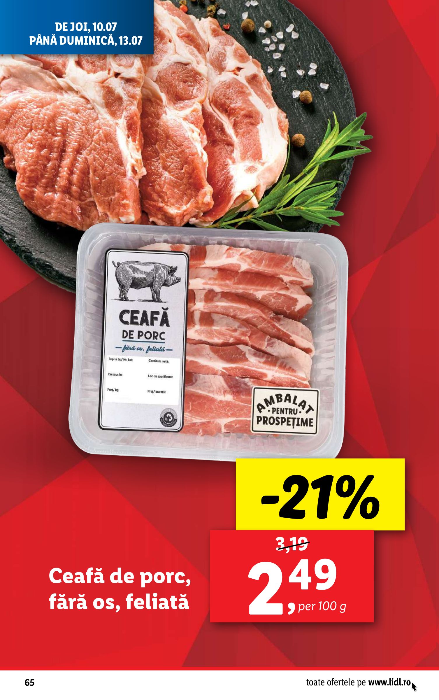 lidl - Catalog Lidl valabil din 07.07. până pe 13.07. - page: 66