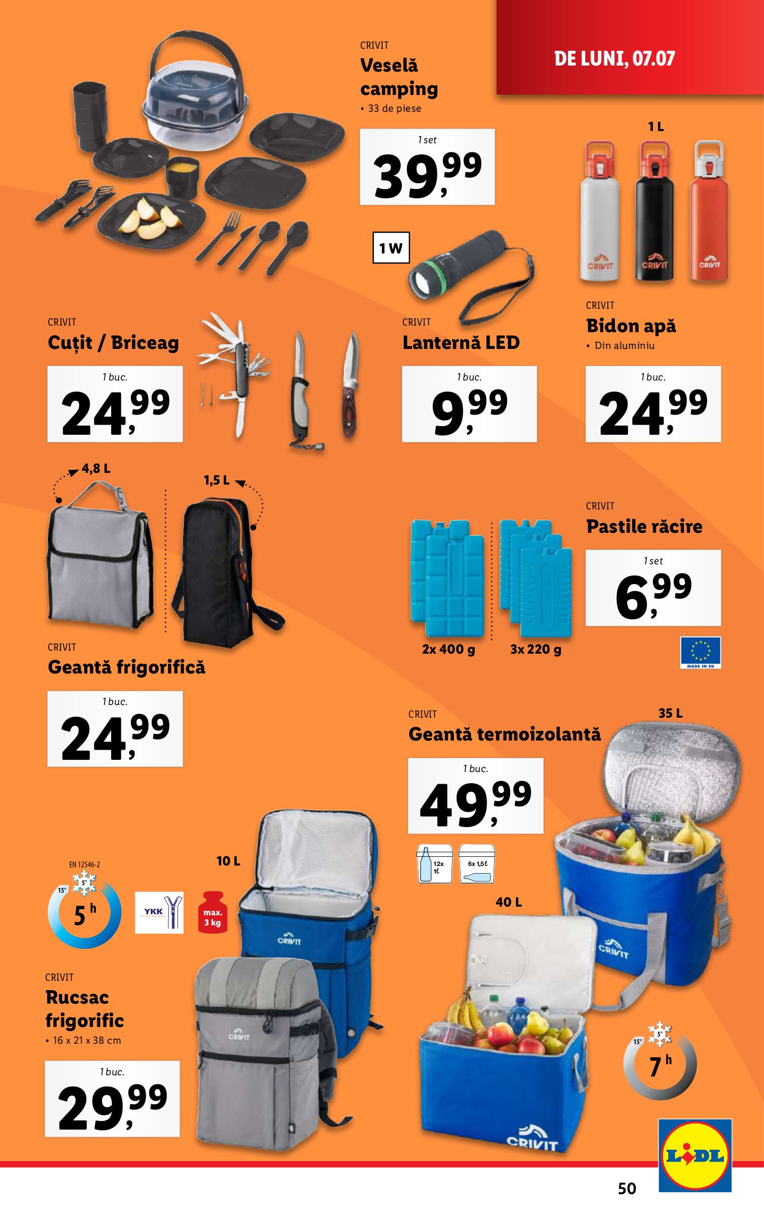 lidl - Catalog Lidl valabil din 07.07. până pe 13.07. - page: 51