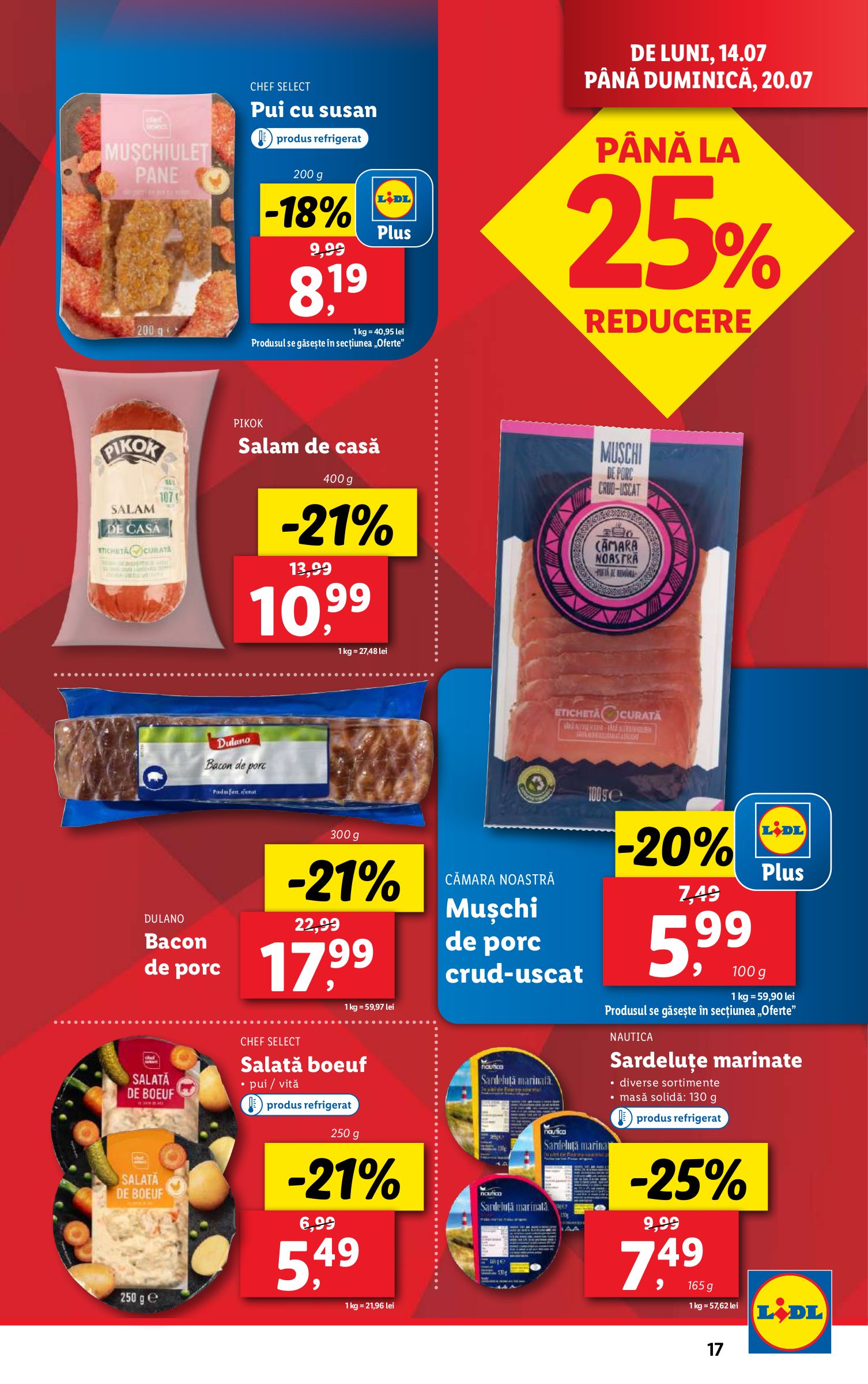 lidl - Catalog Lidl valabil din 14.07. până pe 20.07. - page: 17 lidl - Catalog Lidl valabil din 14.07. până pe 20.07. - page: 17