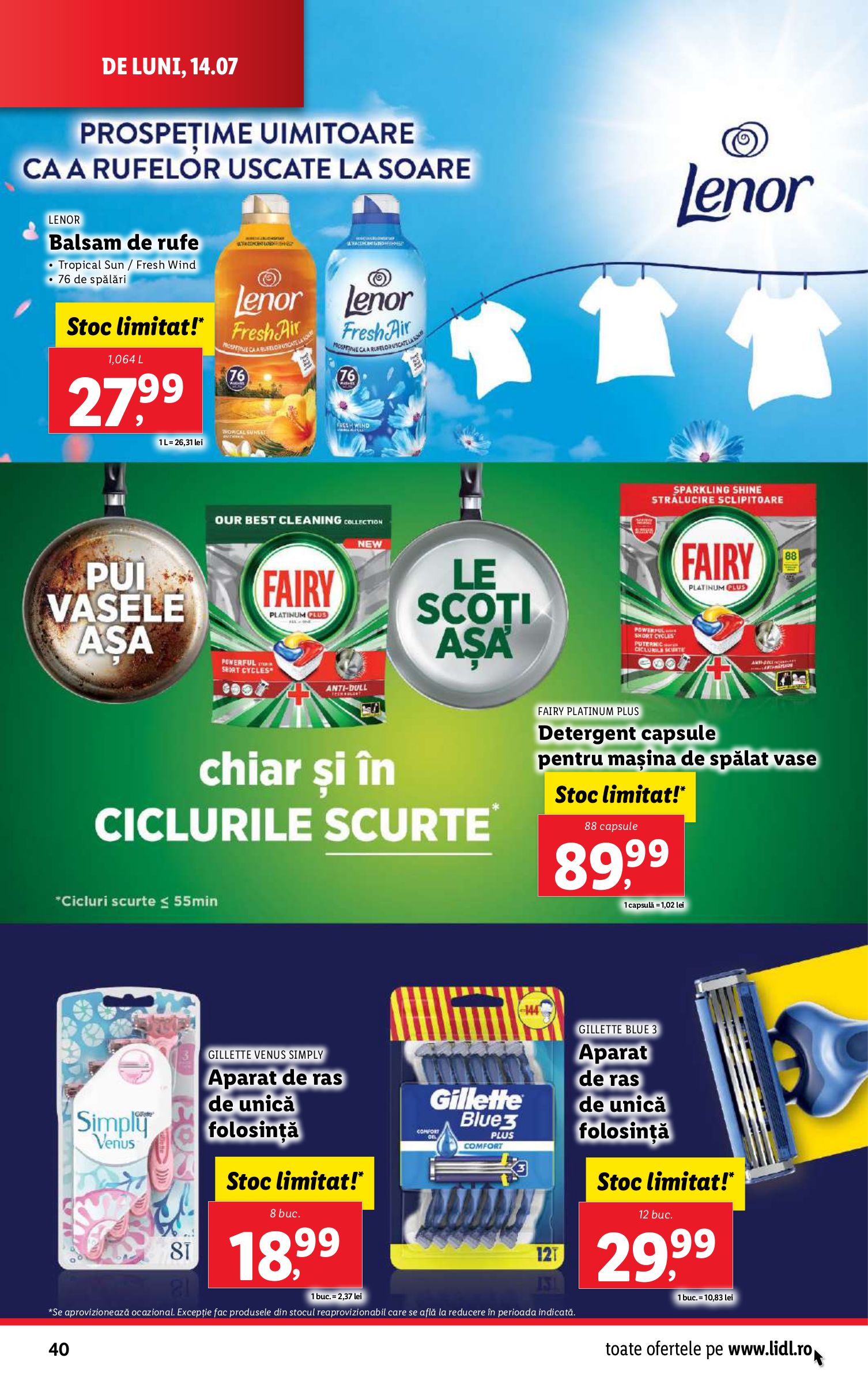 lidl - Catalog Lidl valabil din 14.07. până pe 20.07. - page: 40 lidl - Catalog Lidl valabil din 14.07. până pe 20.07. - page: 40