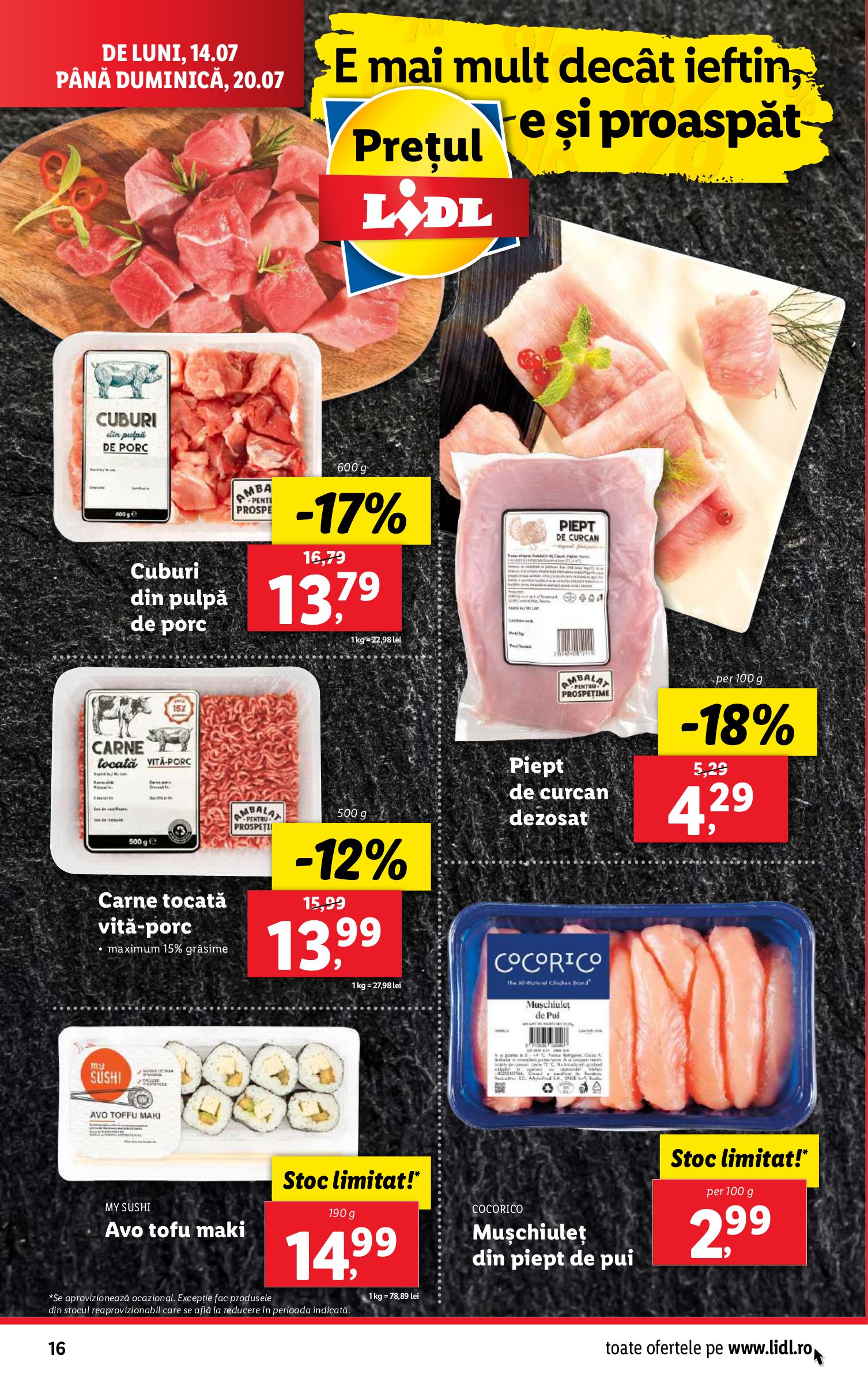 lidl - Catalog Lidl valabil din 14.07. până pe 20.07. - page: 16 lidl - Catalog Lidl valabil din 14.07. până pe 20.07. - page: 16