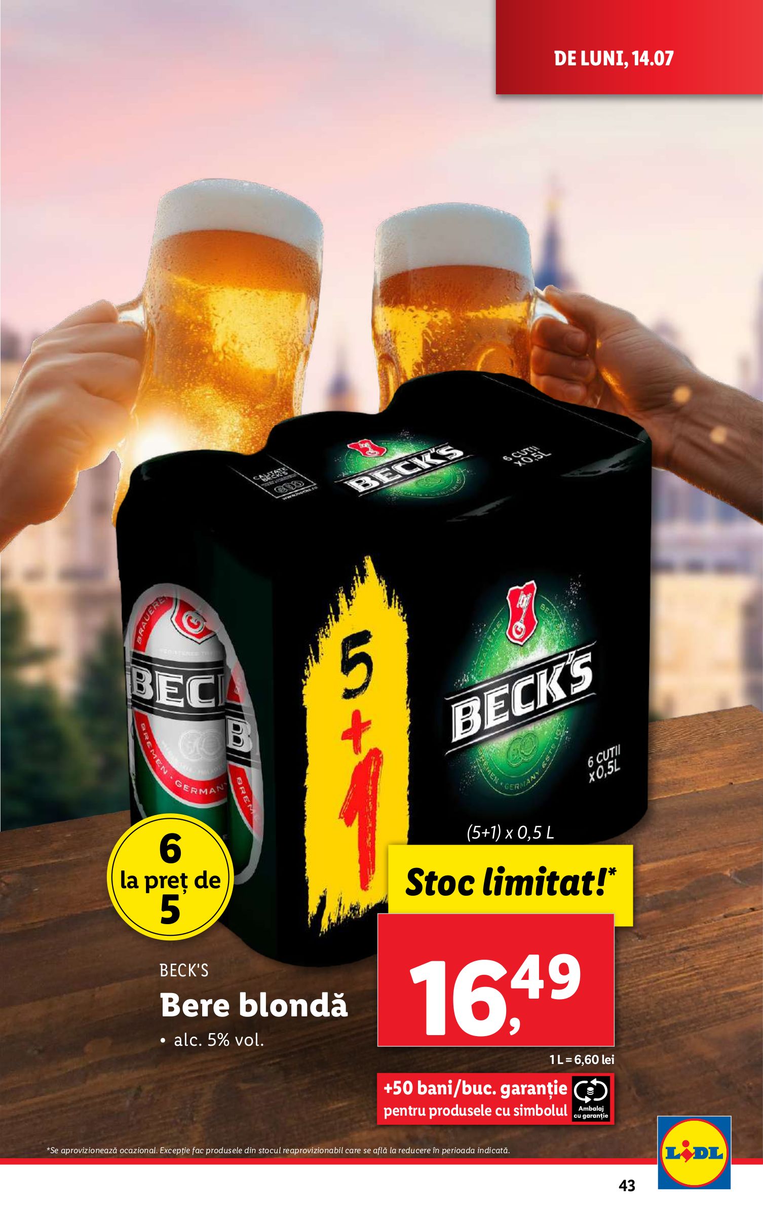lidl - Catalog Lidl valabil din 14.07. până pe 20.07. - page: 43 lidl - Catalog Lidl valabil din 14.07. până pe 20.07. - page: 43