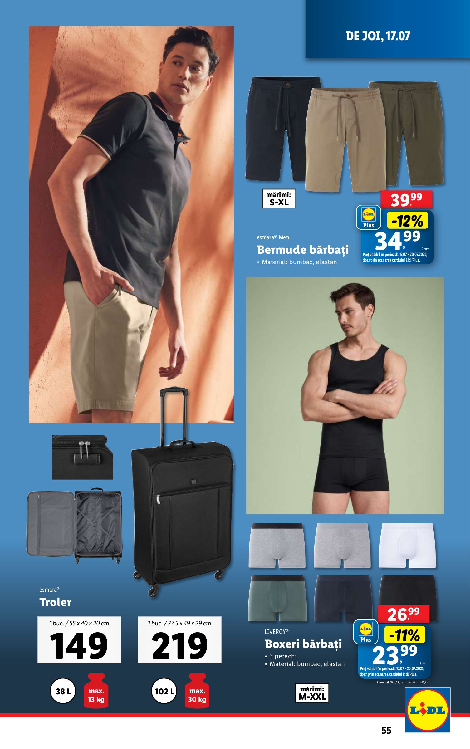 lidl - Catalog Lidl valabil din 14.07. până pe 20.07. - page: 55 lidl - Catalog Lidl valabil din 14.07. până pe 20.07. - page: 55