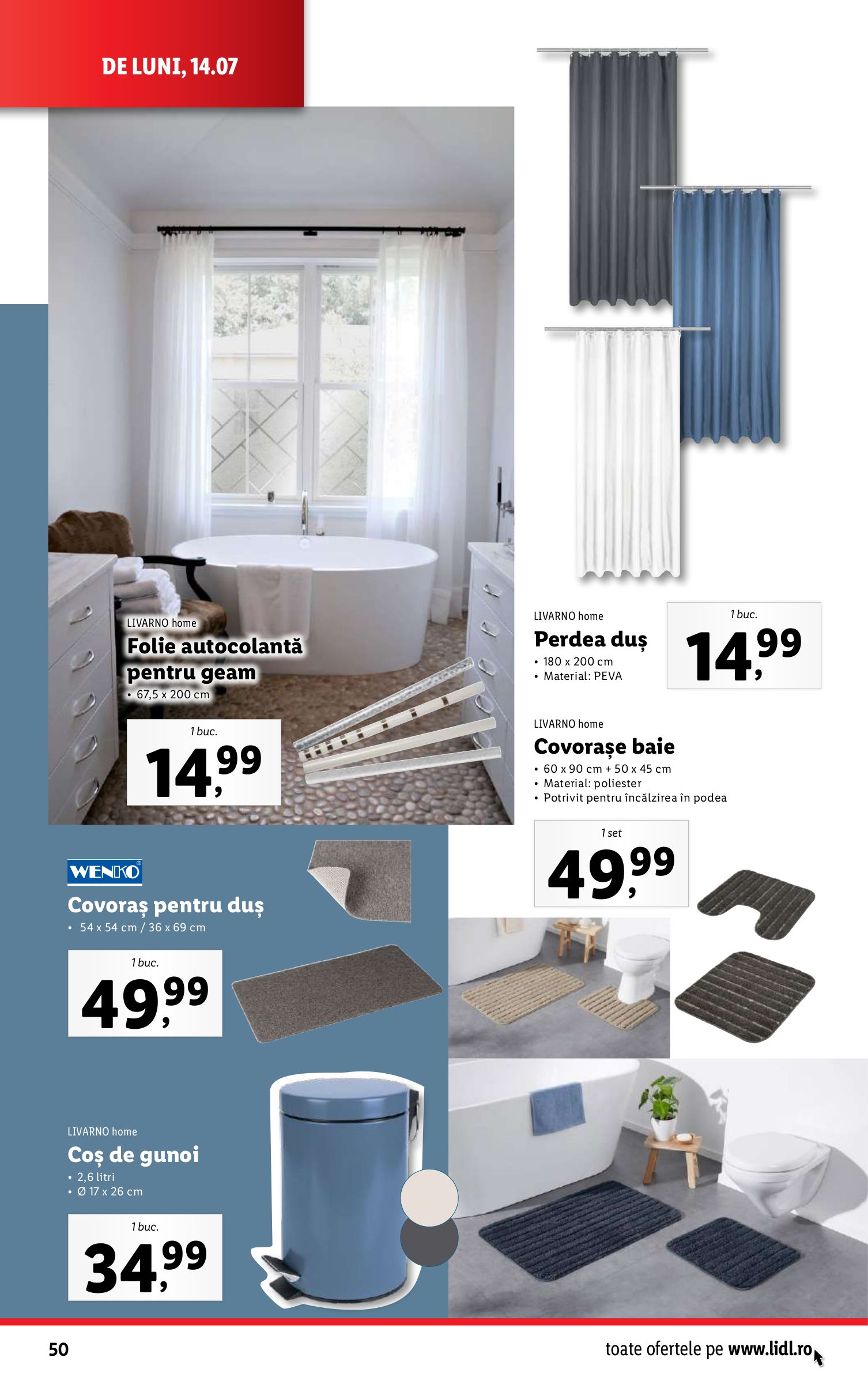 lidl - Catalog Lidl valabil din 14.07. până pe 20.07. - page: 50 lidl - Catalog Lidl valabil din 14.07. până pe 20.07. - page: 50