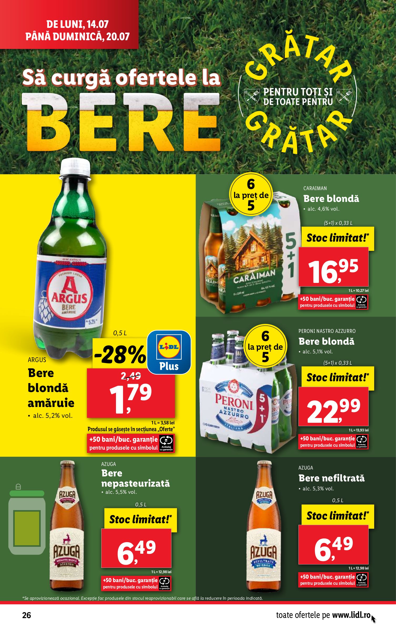 lidl - Catalog Lidl valabil din 14.07. până pe 20.07. - page: 26 lidl - Catalog Lidl valabil din 14.07. până pe 20.07. - page: 26