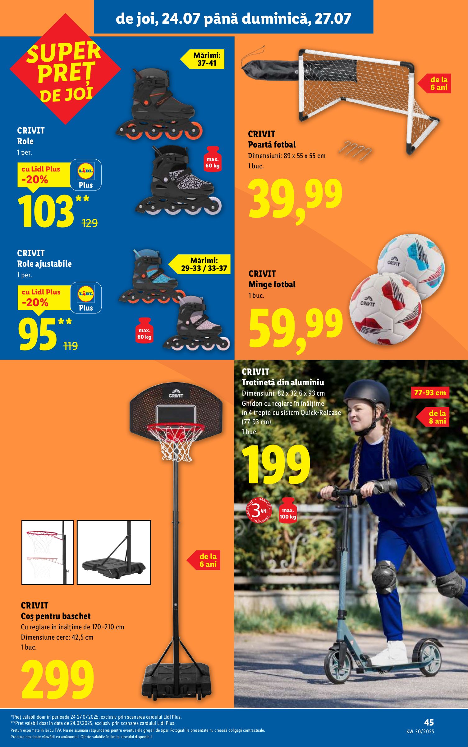 lidl - Catalog Lidl valabil din 21.07. până pe 27.07. - page: 45 lidl - Catalog Lidl valabil din 21.07. până pe 27.07. - page: 45