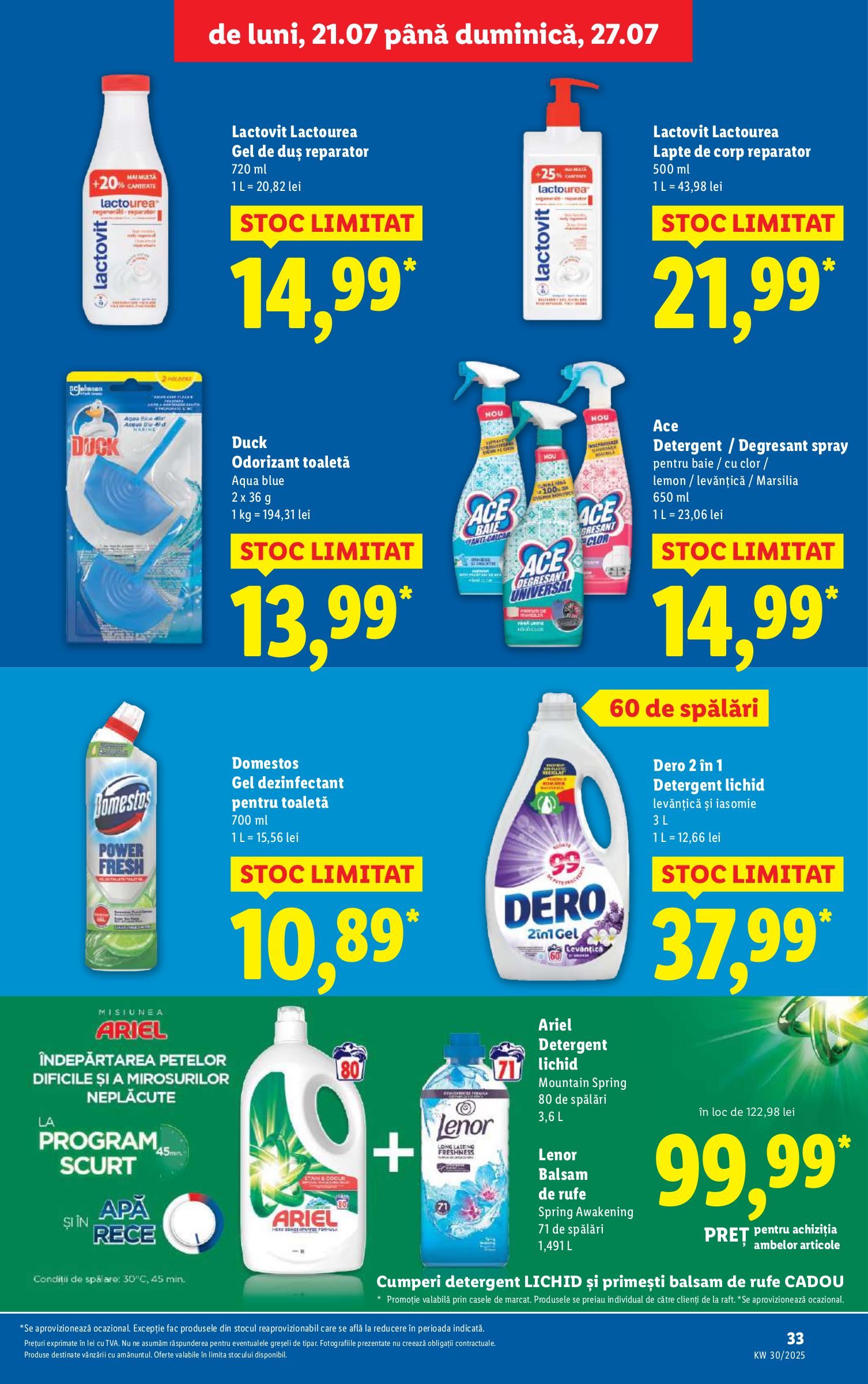 lidl - Catalog Lidl valabil din 21.07. până pe 27.07. - page: 33 lidl - Catalog Lidl valabil din 21.07. până pe 27.07. - page: 33